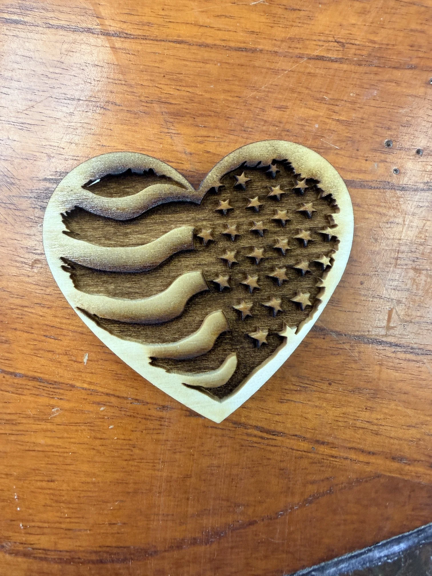 250 Year Flag Heart
