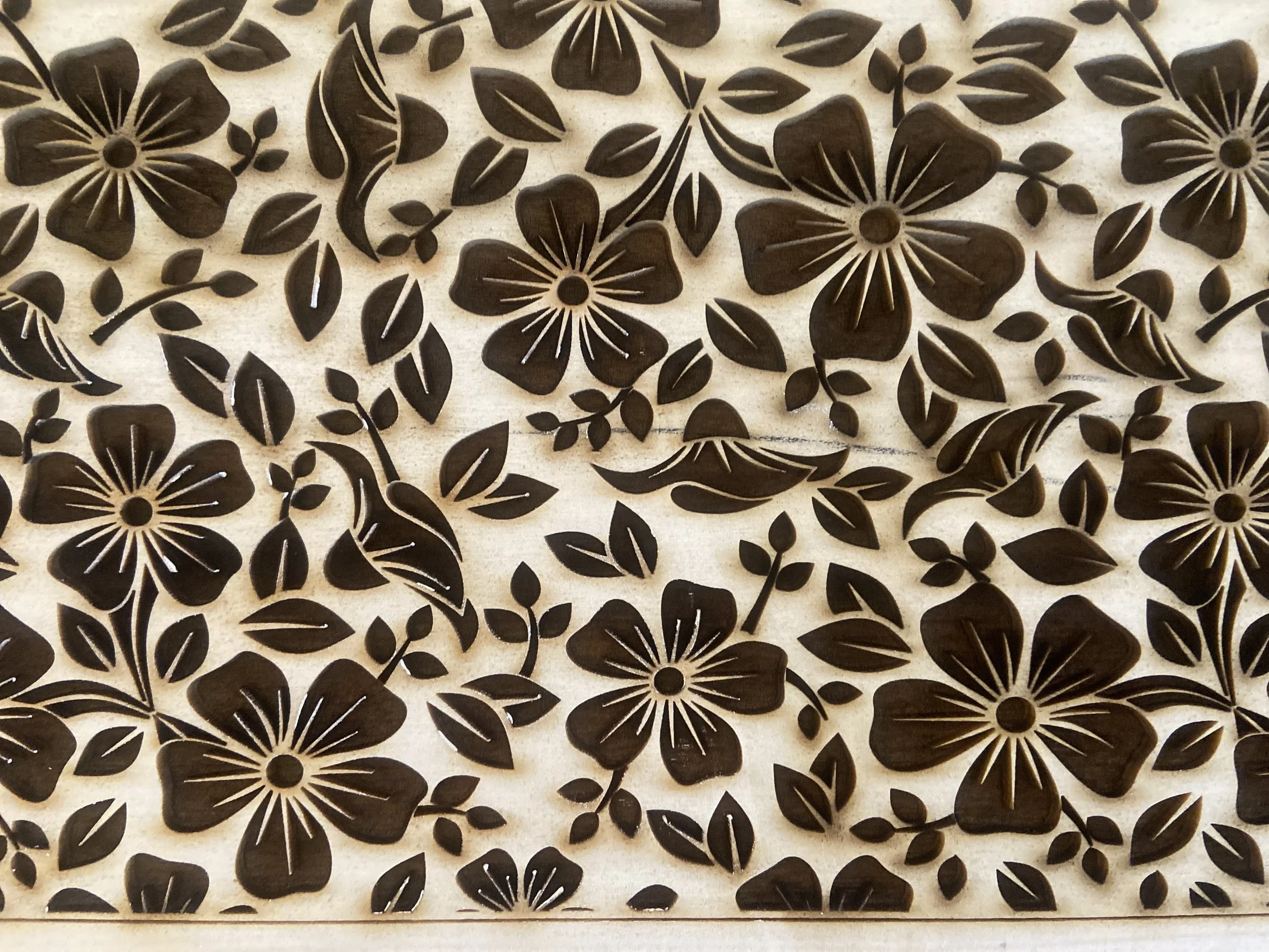 Falling Flowers Textured Board