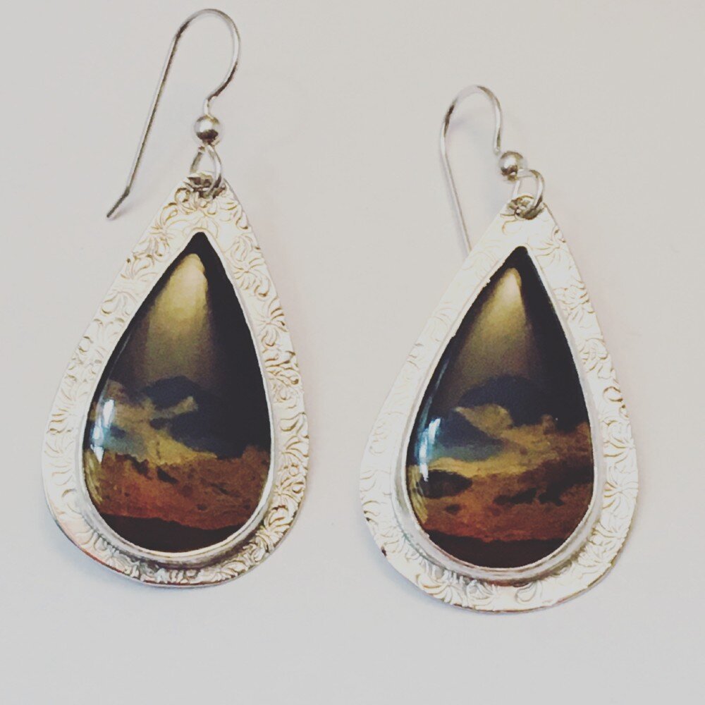 Multy Agate Earrings
