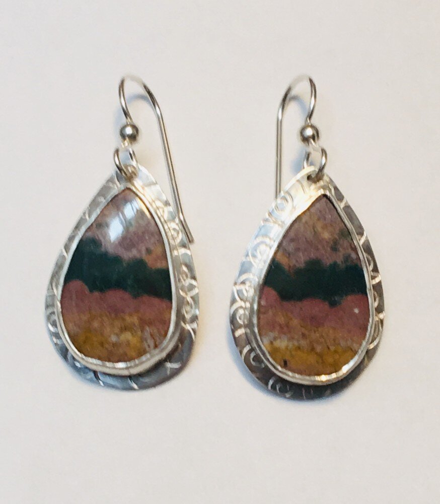 Ocean Jasper - Pink, Green and Orange