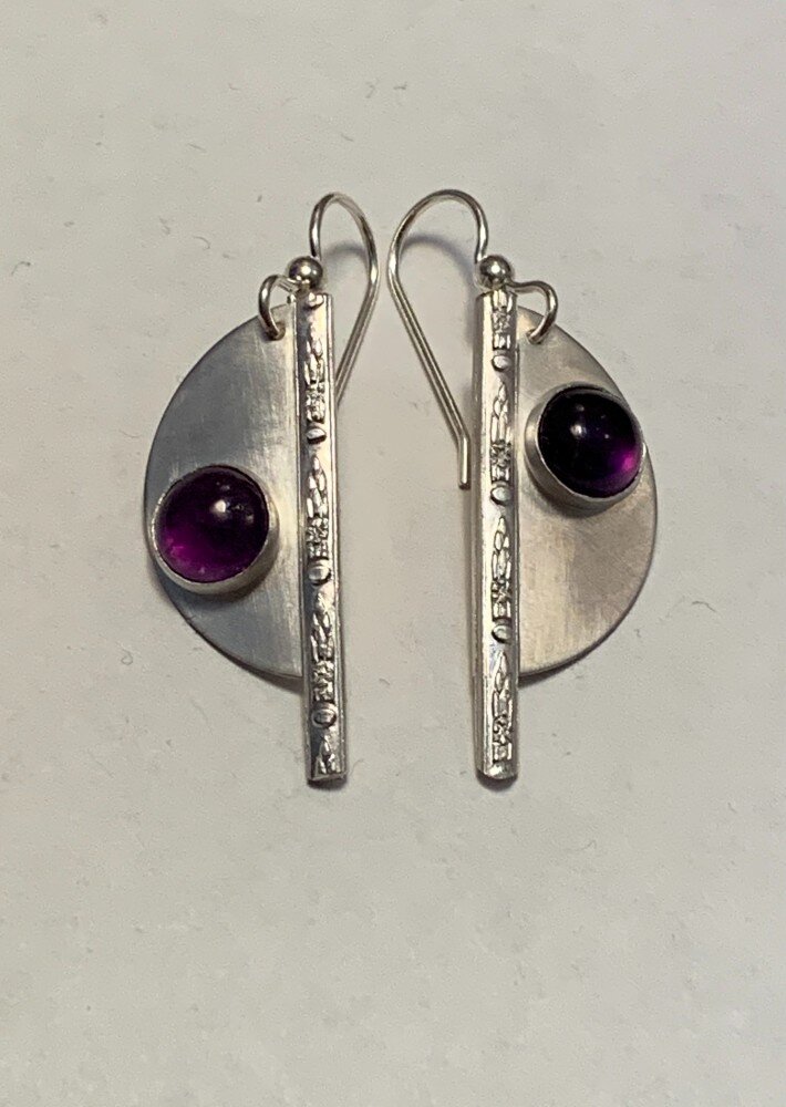 Amethyst Victorian Earrings