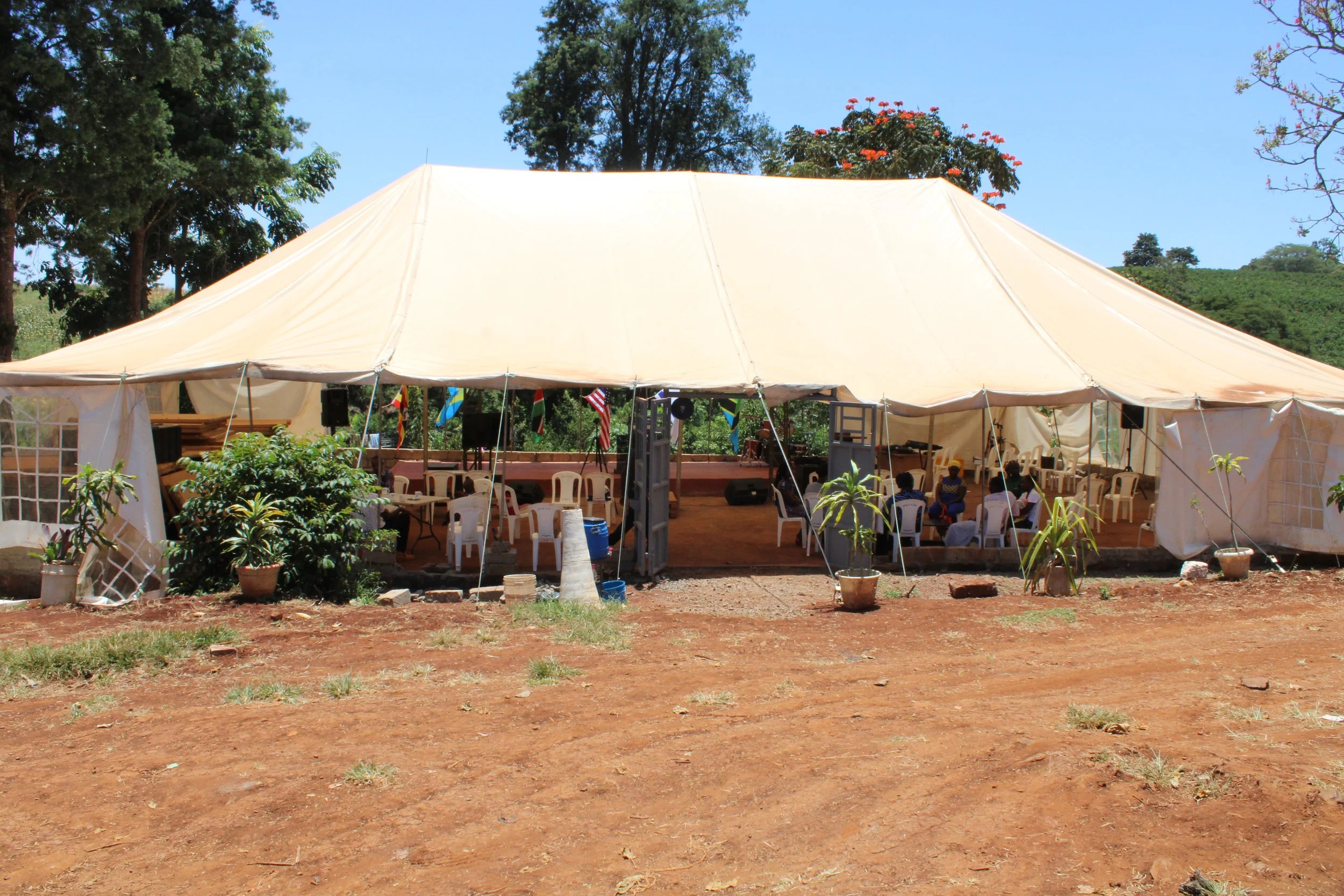 Worship City Church ready for it’s weekly Sunday morning service.