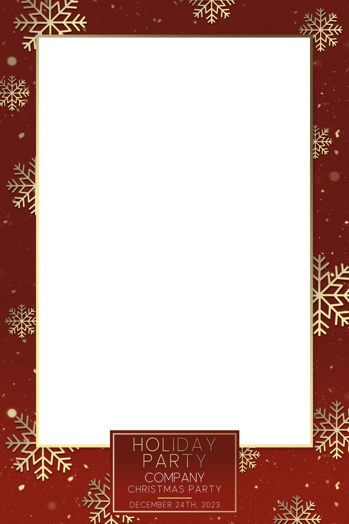 Xmas: Snowflake Red