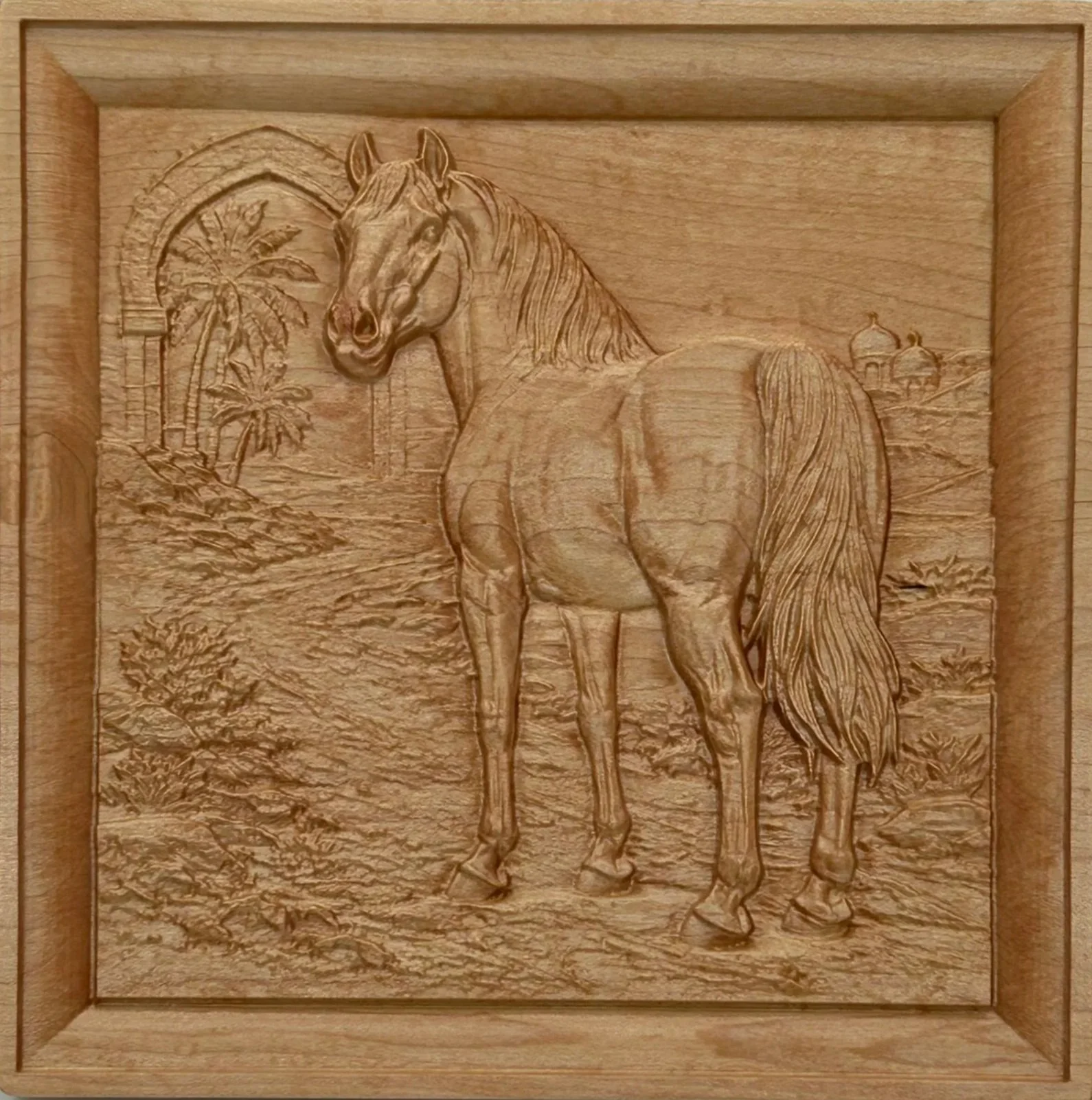 Arabian - Colonial Maple Stain 9" x 9"