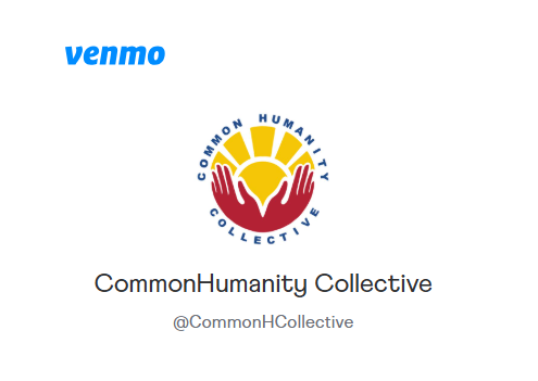 Venmo logo above the CHC logo, with the Venmo handle @CommonHCollective
