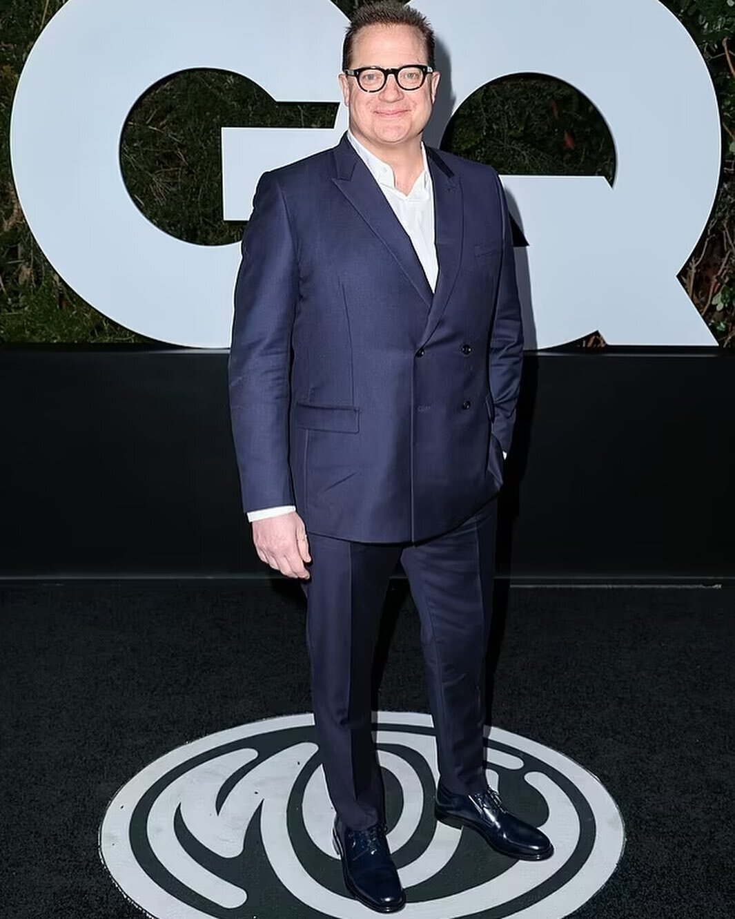 Brendan Fraser in Dior for the GQ Men of The Year Party styled by Sam with Grooming x @sonialeeartistry