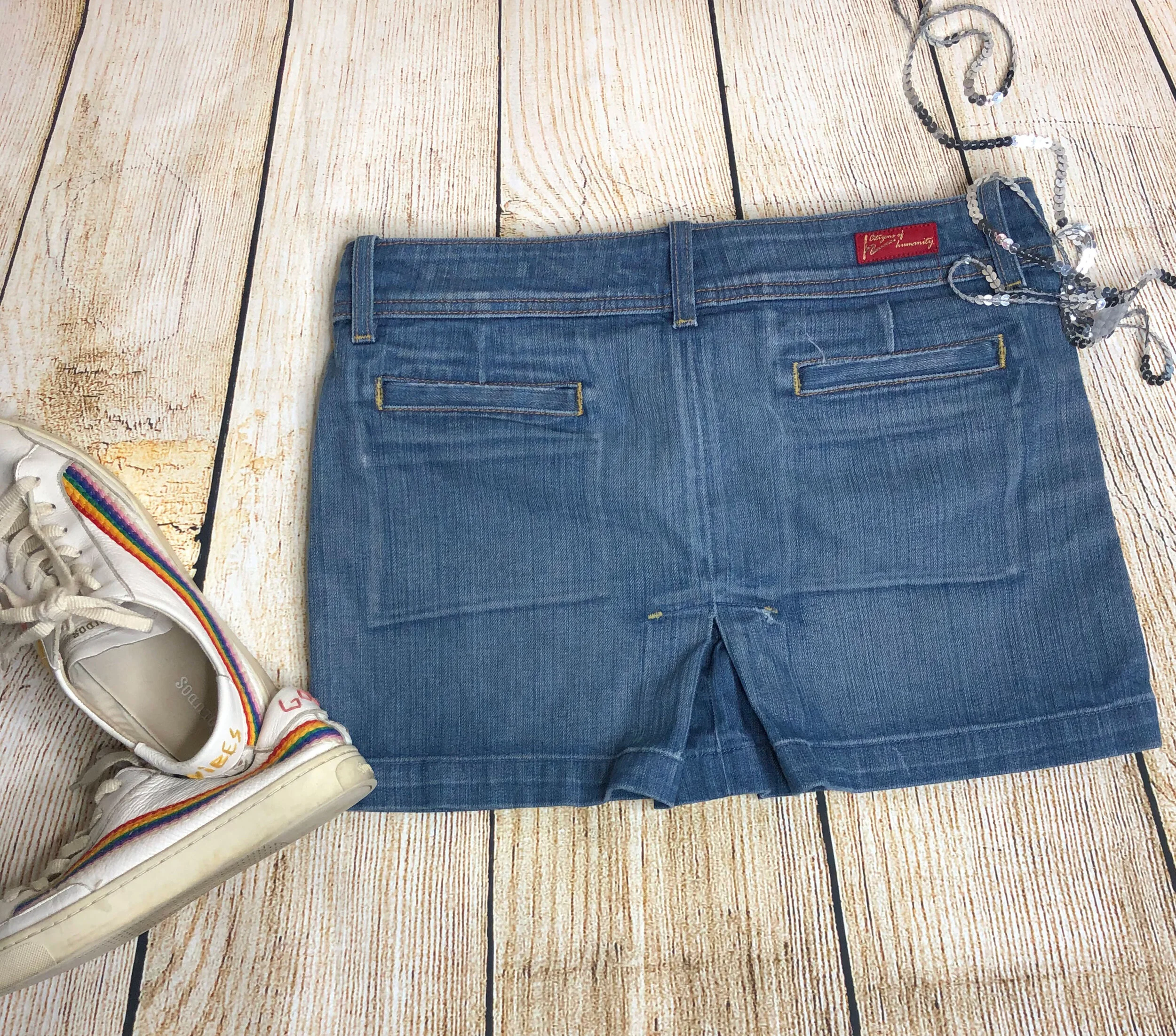 WickedDaisies_RainbowUpcycledCitizensofHumanityMiniSkirt_Back.jpg