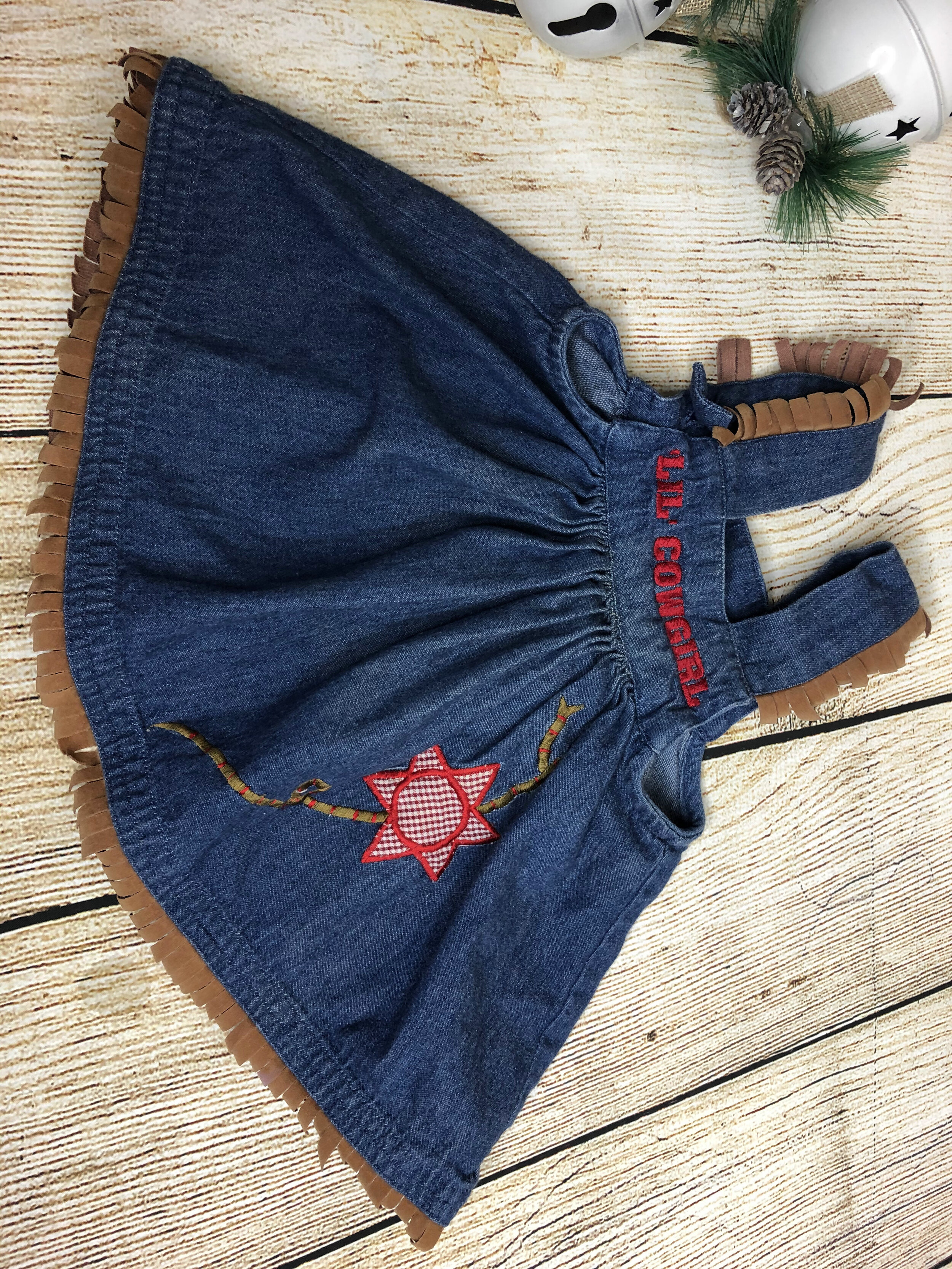 Upcycled lil' Cowgirl dress
