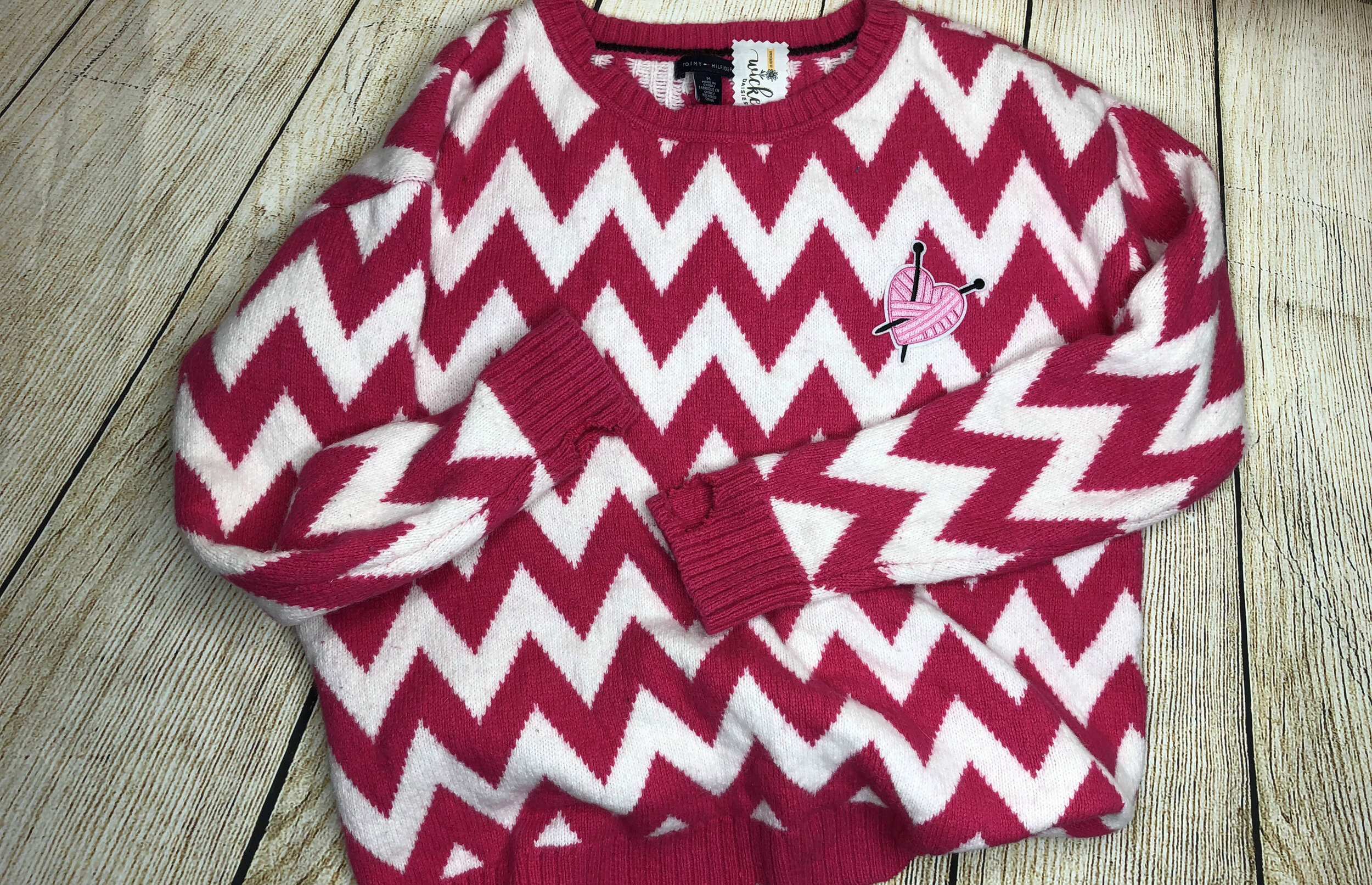 My KNITTED Heart sweater 