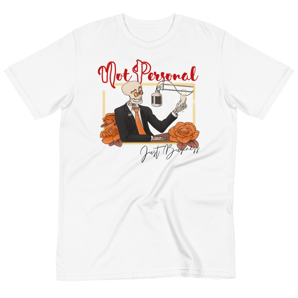 "Just Business" Organic T-Shirt [White]