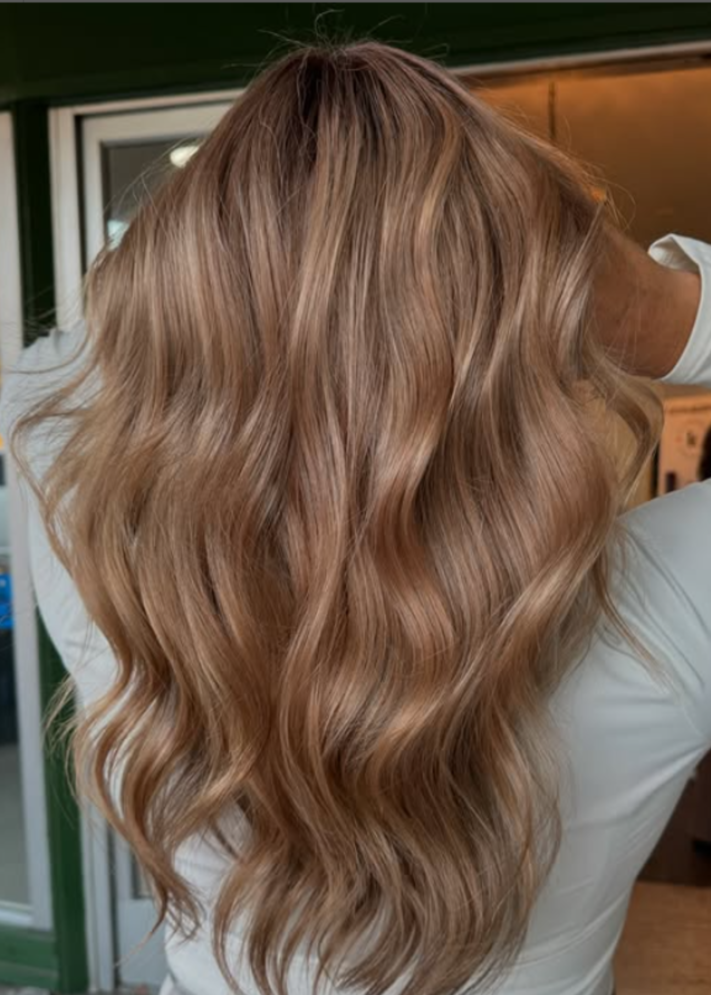 Light Brown Curled Hair