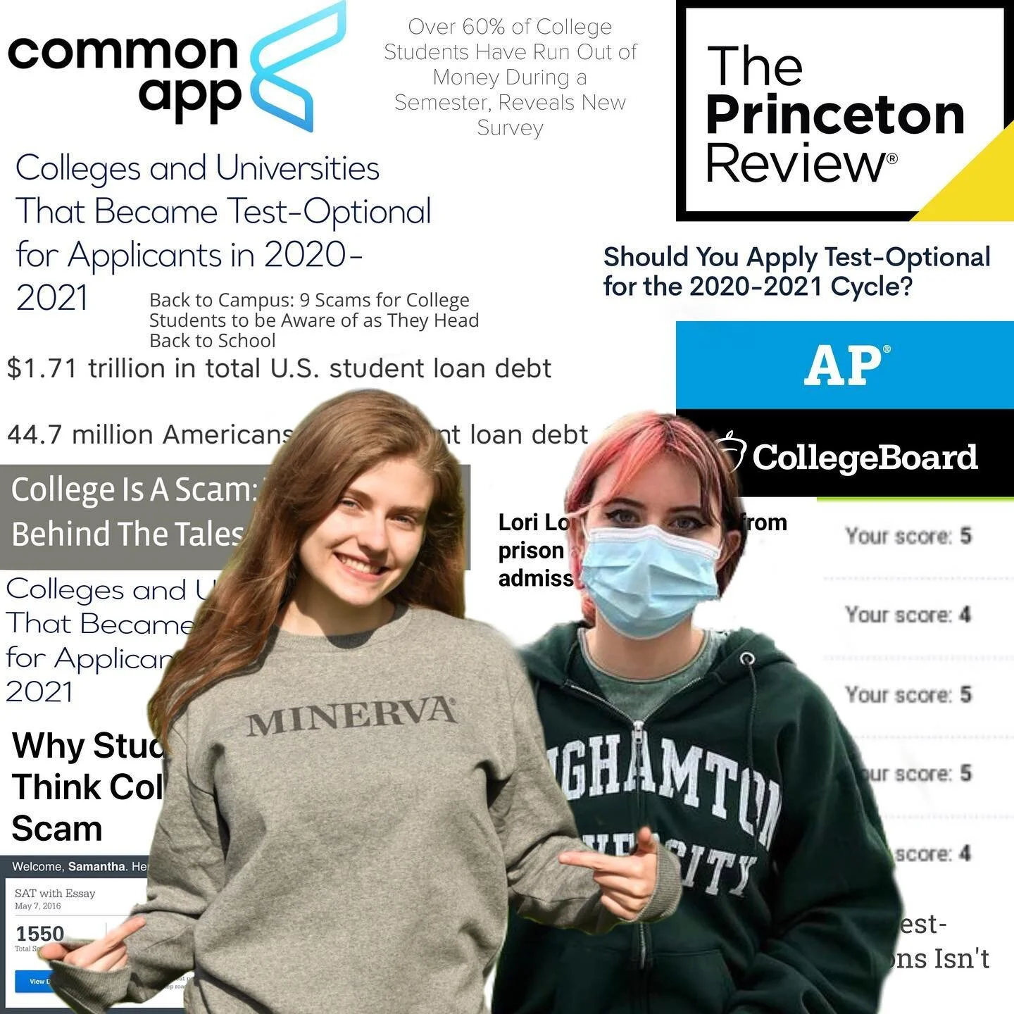 college is a scam! but we&rsquo;re going!
- in todays episode we talk about stats, plans, reasons why to go/not to go to college, and we have an existential crisis at the end! 
&mdash;&mdash;&mdash;&mdash;&mdash;
thank you,
@jennasea @stephfroebel 
&