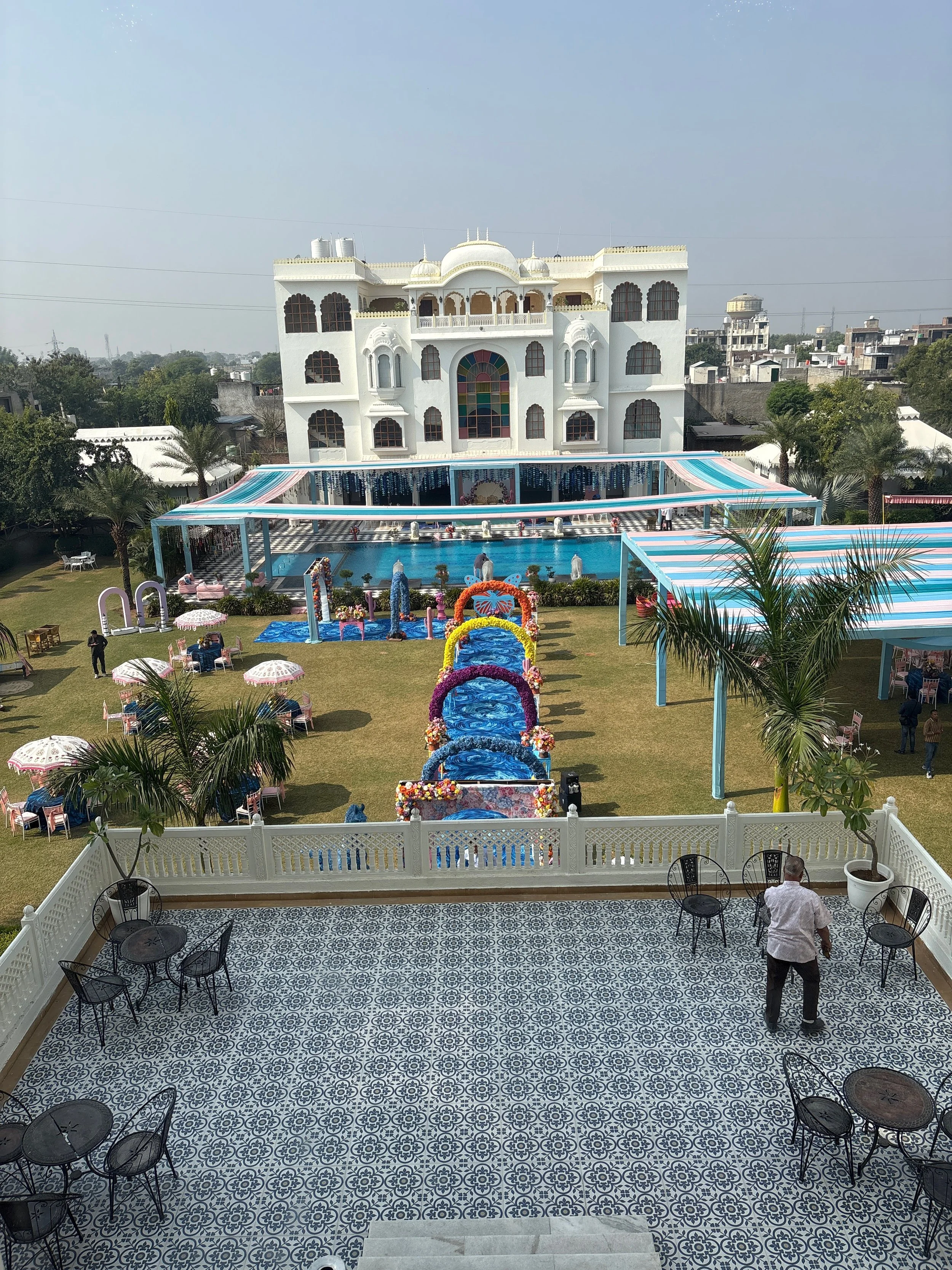  Event 1 wedding setup 