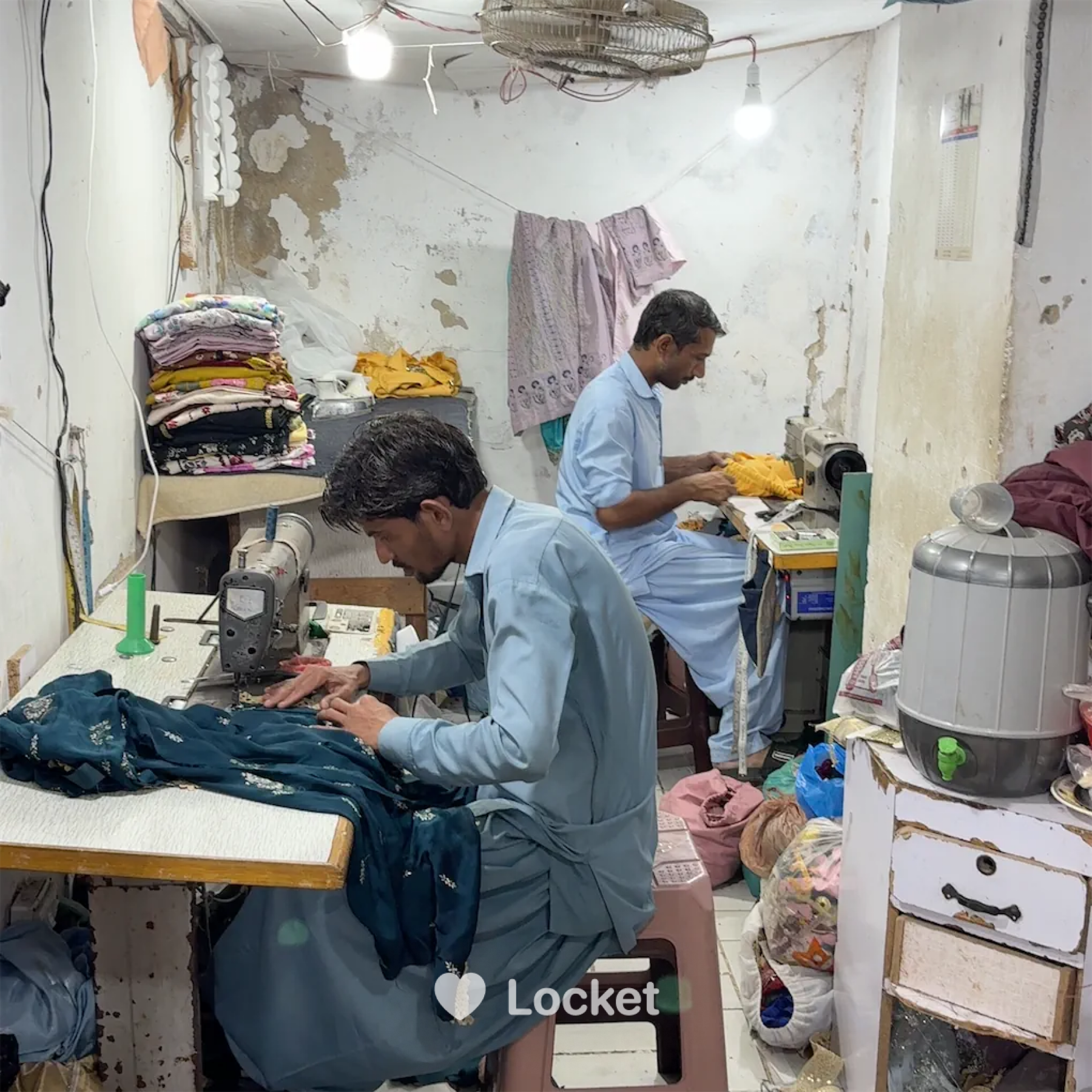 Tailors in the market