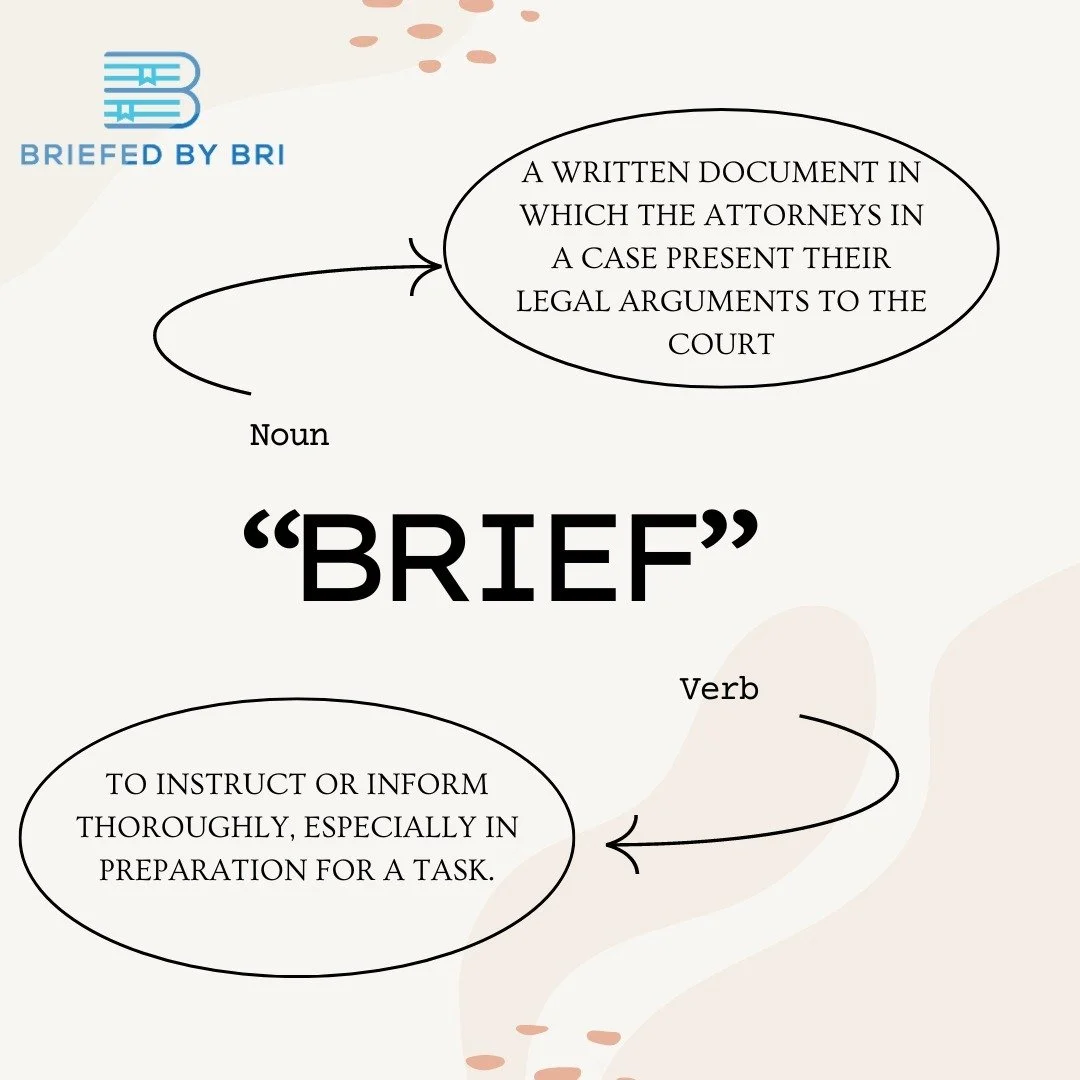 &ldquo;Brief&rdquo; is a defining word for my brand &ldquo;Briefed by Bri&rdquo;. As you all might know, &ldquo;brief&rdquo; has many definitions in general, as well as industry to industry.

I wanted to share with you all my most important definitio
