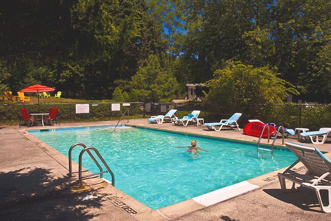 Pool is open late June through Labor Day