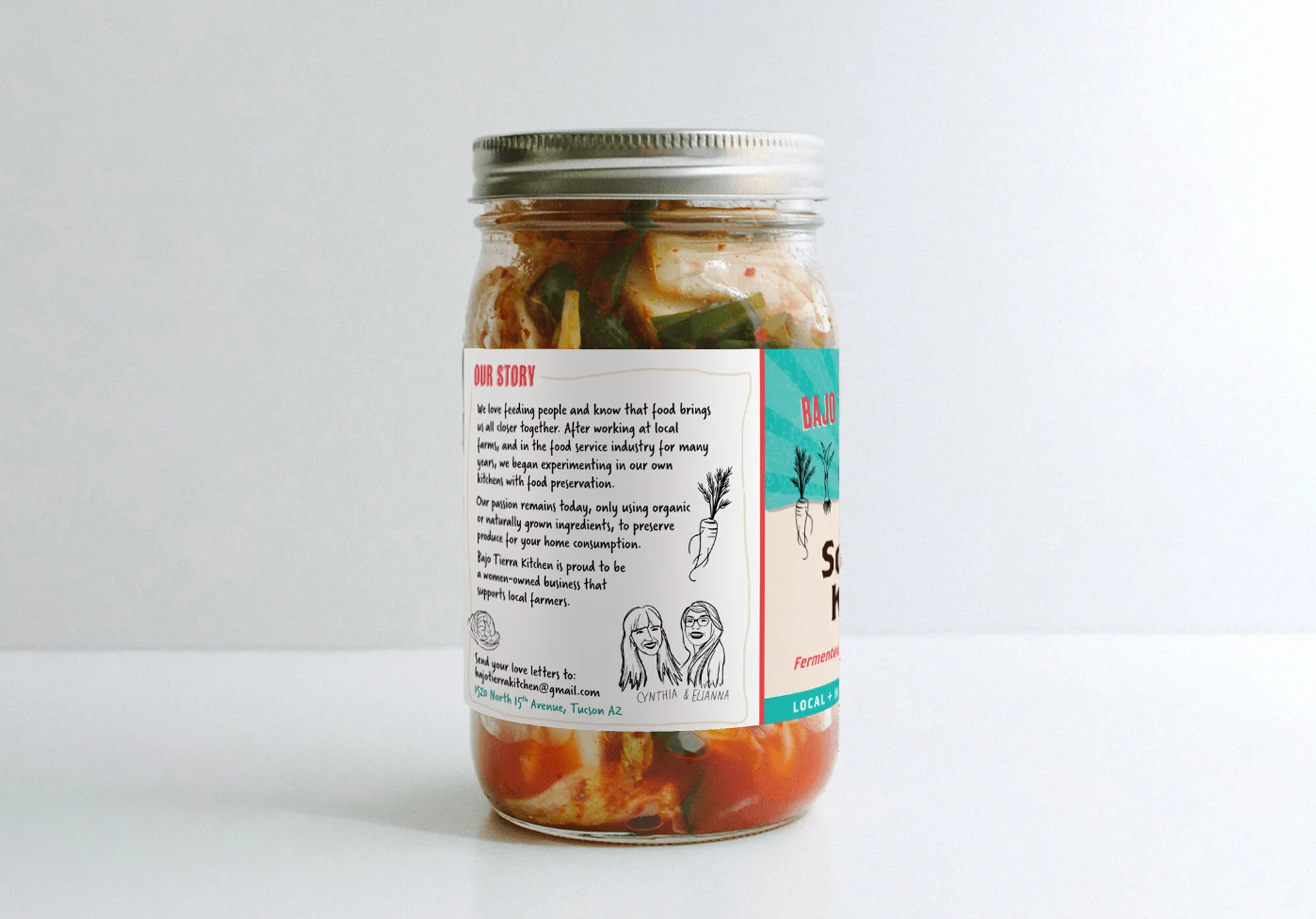 What makes their Kimchi Sonoran Style?  By using regional chile varieties such as chiltipins, and nardellos, plus cilantro creates a unique Sonoran desert flavor.