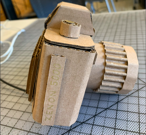 Game controller designed and constructed by Isabelle Newsome