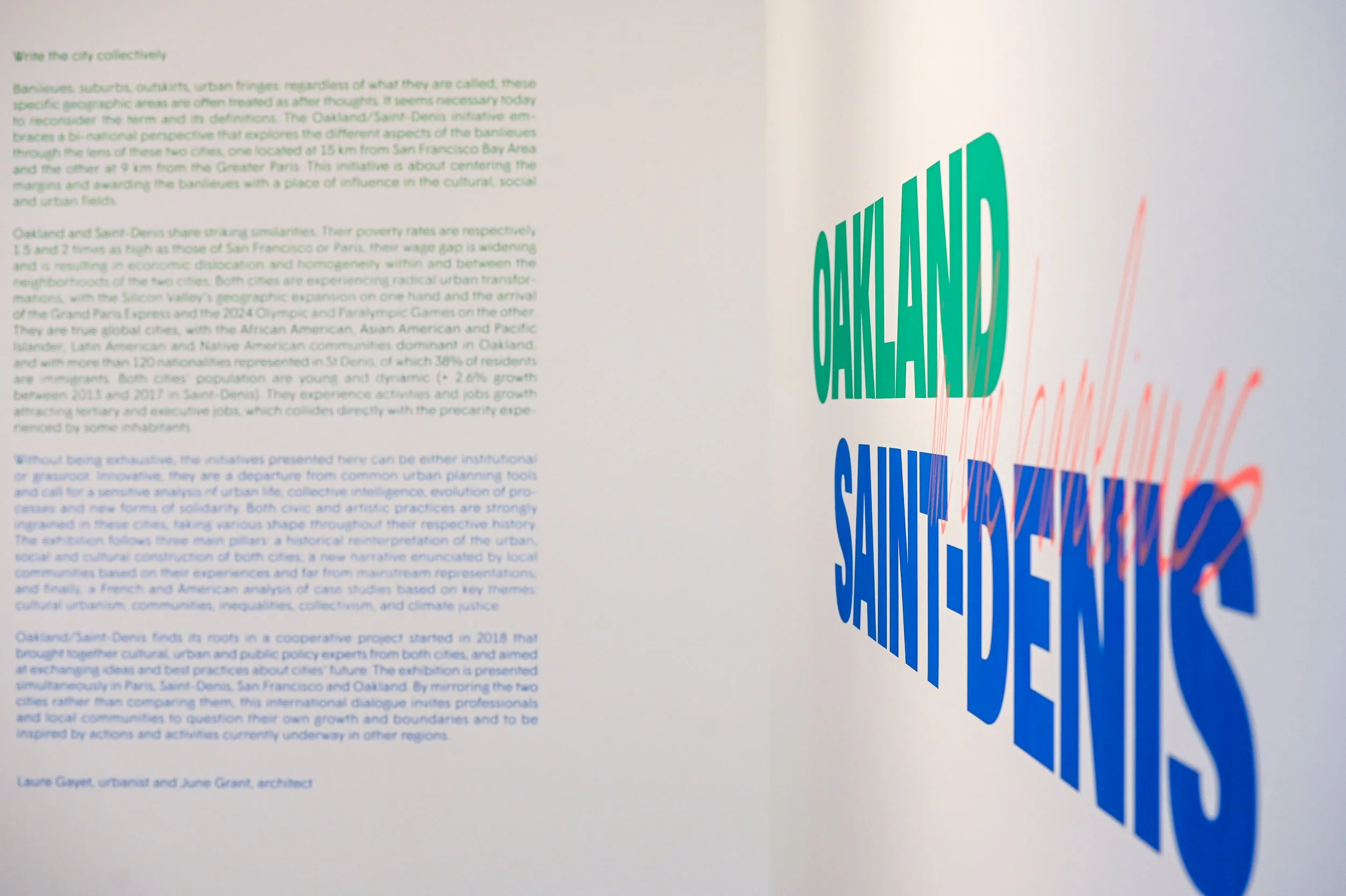 Opening of the Exhibition at Maison des Sciences de l'Homme, Saint-Denis