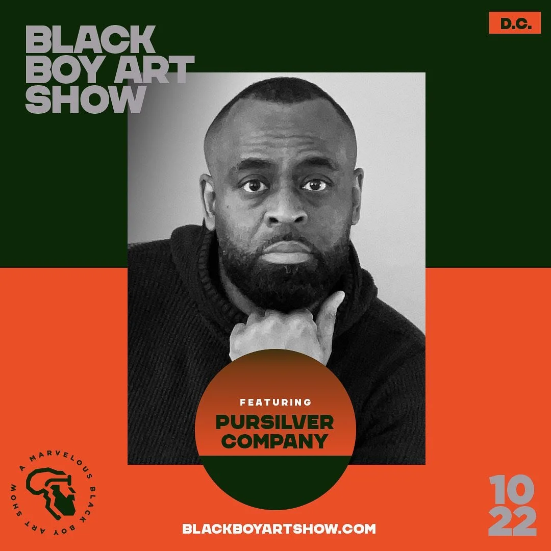 Coming to DC this October! A Marvelous Black Boy Art Show featuring PurSilver Company along side many other amazing artists. @blackboyartshow 
Find tickets at: BlackBoyArtShow.com