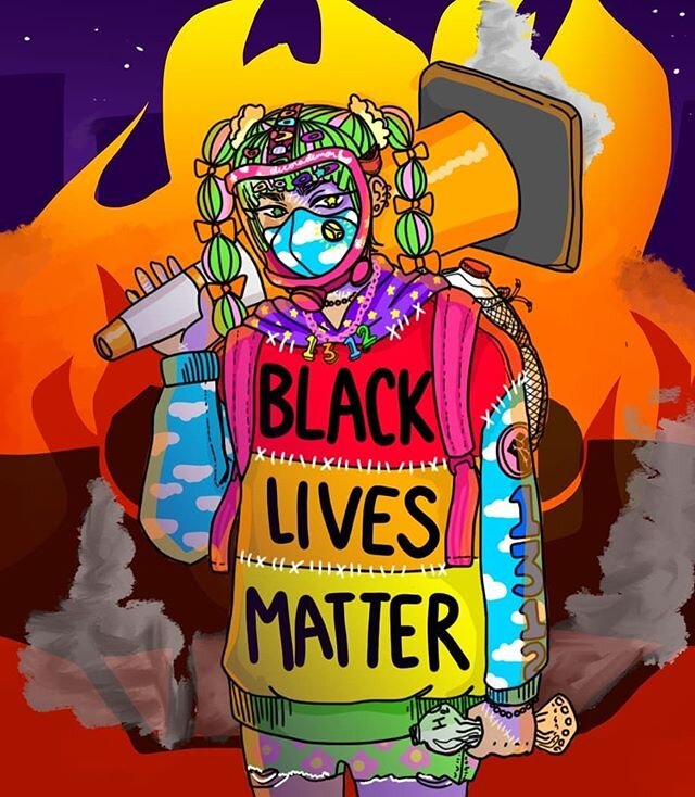 ✊🏿✊🏾✊🏽✊🏼✊🏻✊ I have a lot to say on the state of the world rn but my brain has been way too overwhelmed to be able to put something together, I can only keep drawing. BLM please stay safe out there //