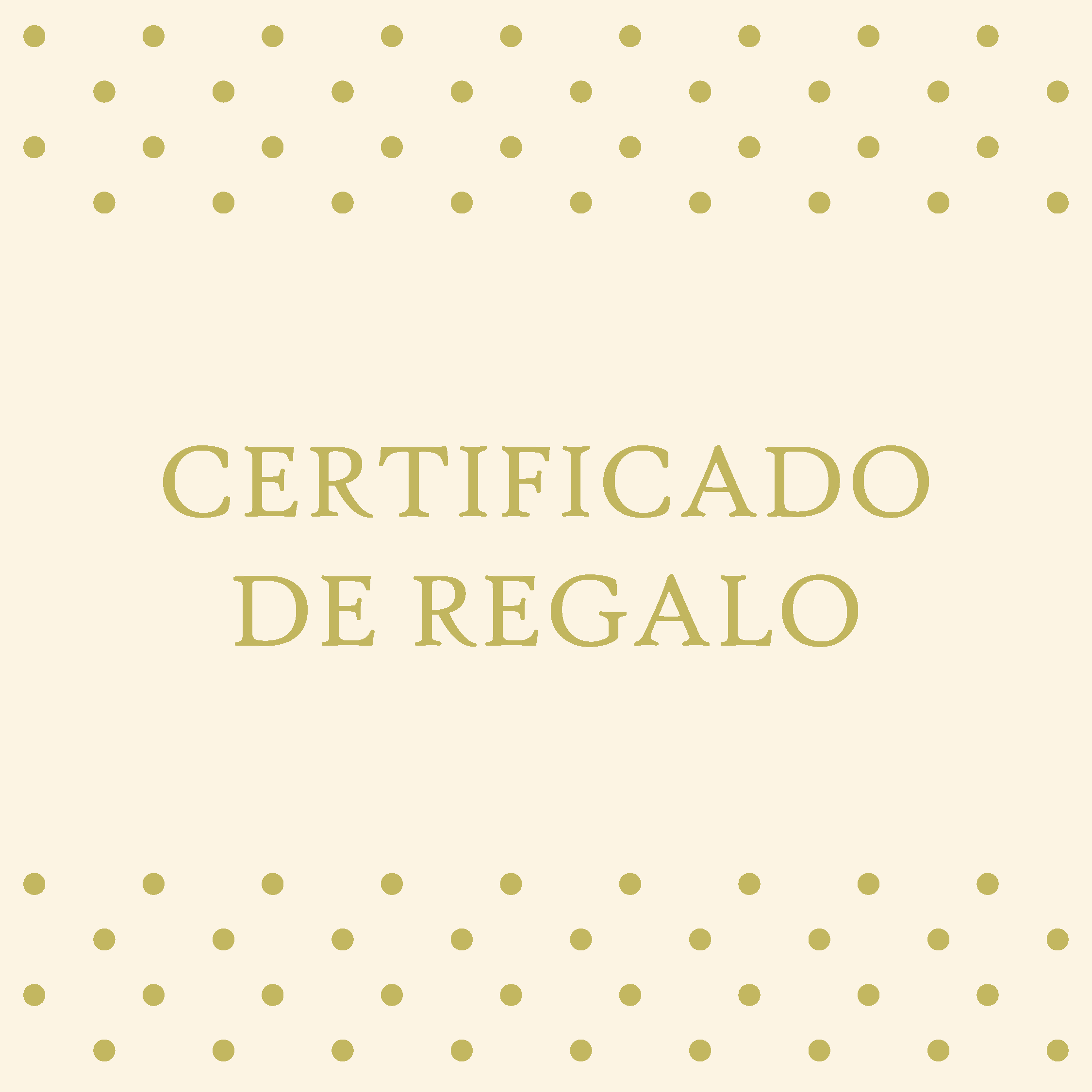 Certificado de regalo digital #1