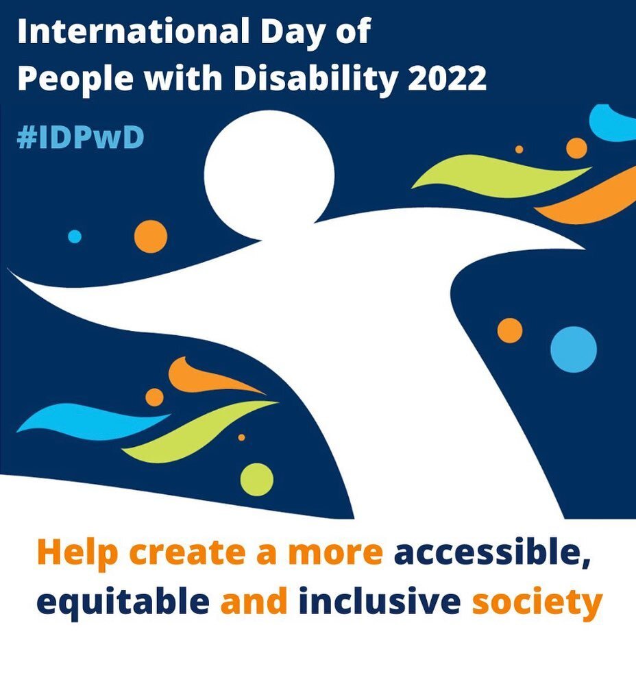 Tomorrow, 3rd of December 2022, is International Day of People with Disability. 

This day is to increase awareness, understanding and acceptance of people with a disability. It&rsquo;s a day to celebrate the achievements and contributions of people 