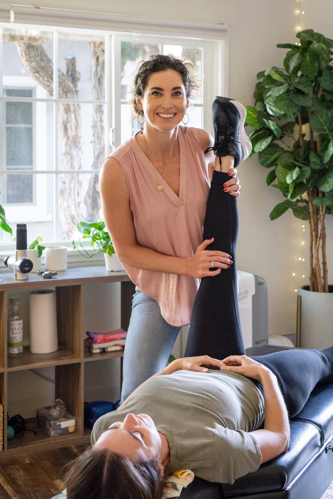 Your adjustment might look different day to day, and that's a good thing! 

Sometimes there will be some stretching or muscle work. Maybe I'll use the massage gun or ask you to breathe into certain areas or move into a different position. I have been