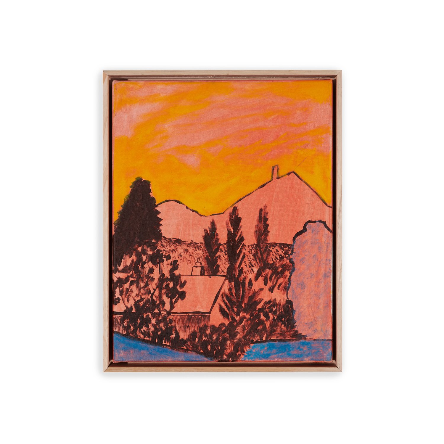 sun-decked desert and evergreen valleys 49cmx38cm Oil on Canvas 1800.jpg
