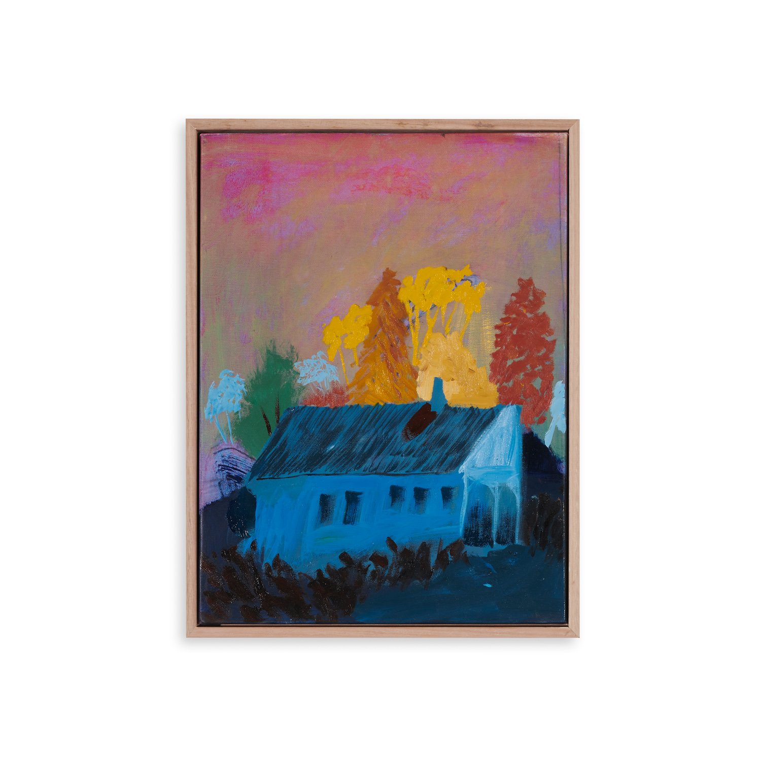 The Blue House Oil on Canvas  33cmx43cm.jpg