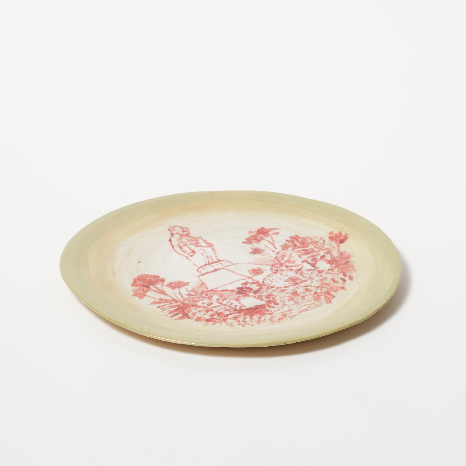 San Sebastian on the hill, Spain – Ceramic Plate – 25cm x 25cm - $450
