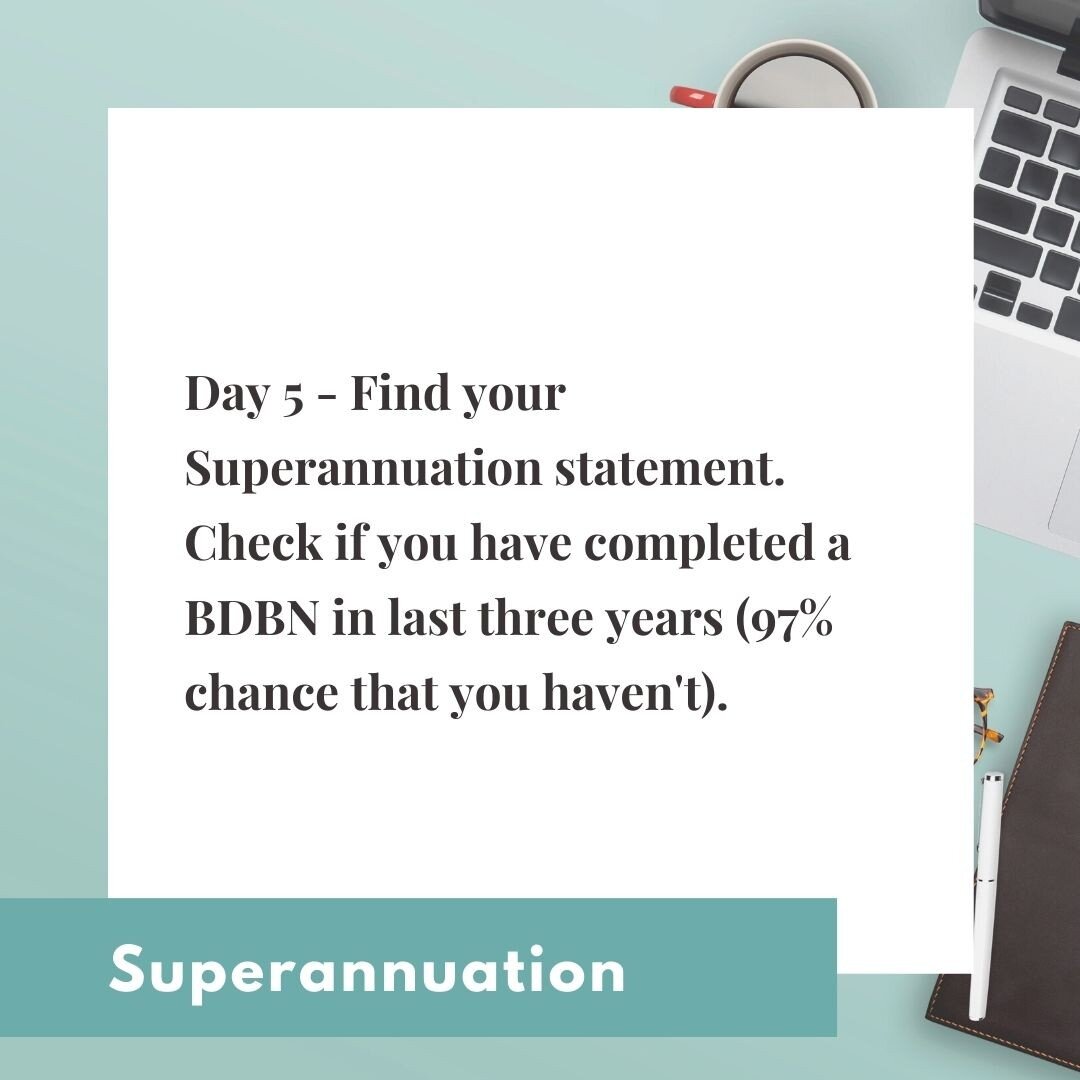 Could anyone except you actually find your super statement?  What if someone needed to help you make an insurance claim against your super, would finding the superannuation statement be additional stress?

If you have been following me for a while th
