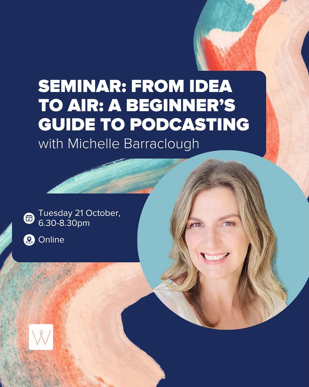 Have you thought about starting a podcast? 

I&rsquo;m teaching a two-hour online workshop at @writingnsw in October that is an affordable way to dip your toe into what it takes to dream up, record, edit and send your podcast out into the world!

Her