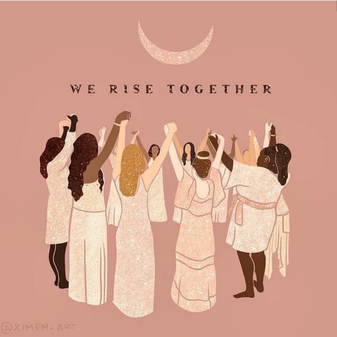To all who identify as women, today is your day and together we rise. Happy International Women’s Day! artwork @ximen.art