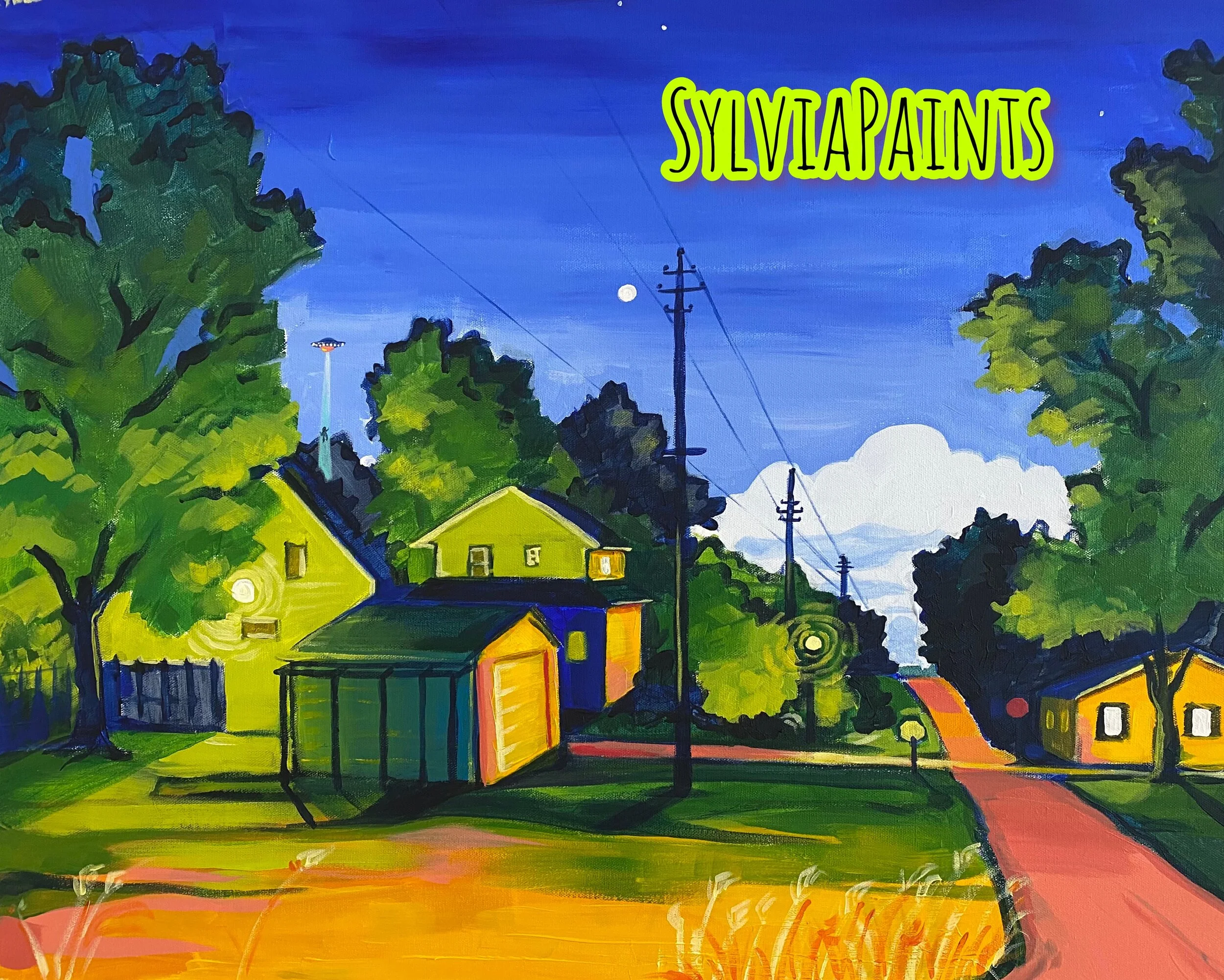 24"x30" Acrylic on Canvas Open Sale 2021. Click on image to purchase prints. 