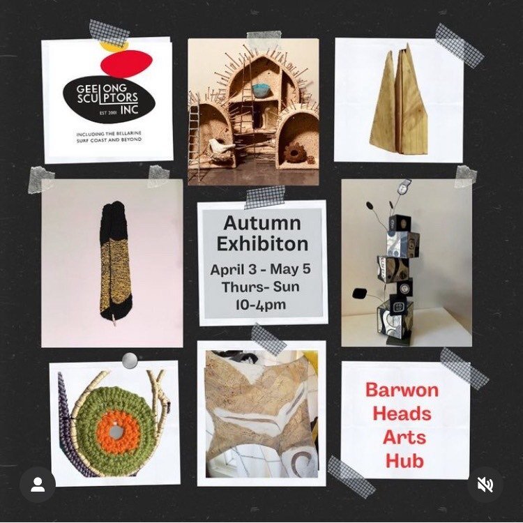 I am delighted to be in the @geelongsculptorsinc group autumn show! 

#sculpture #surfcoastartist #woodcarving #woodwork