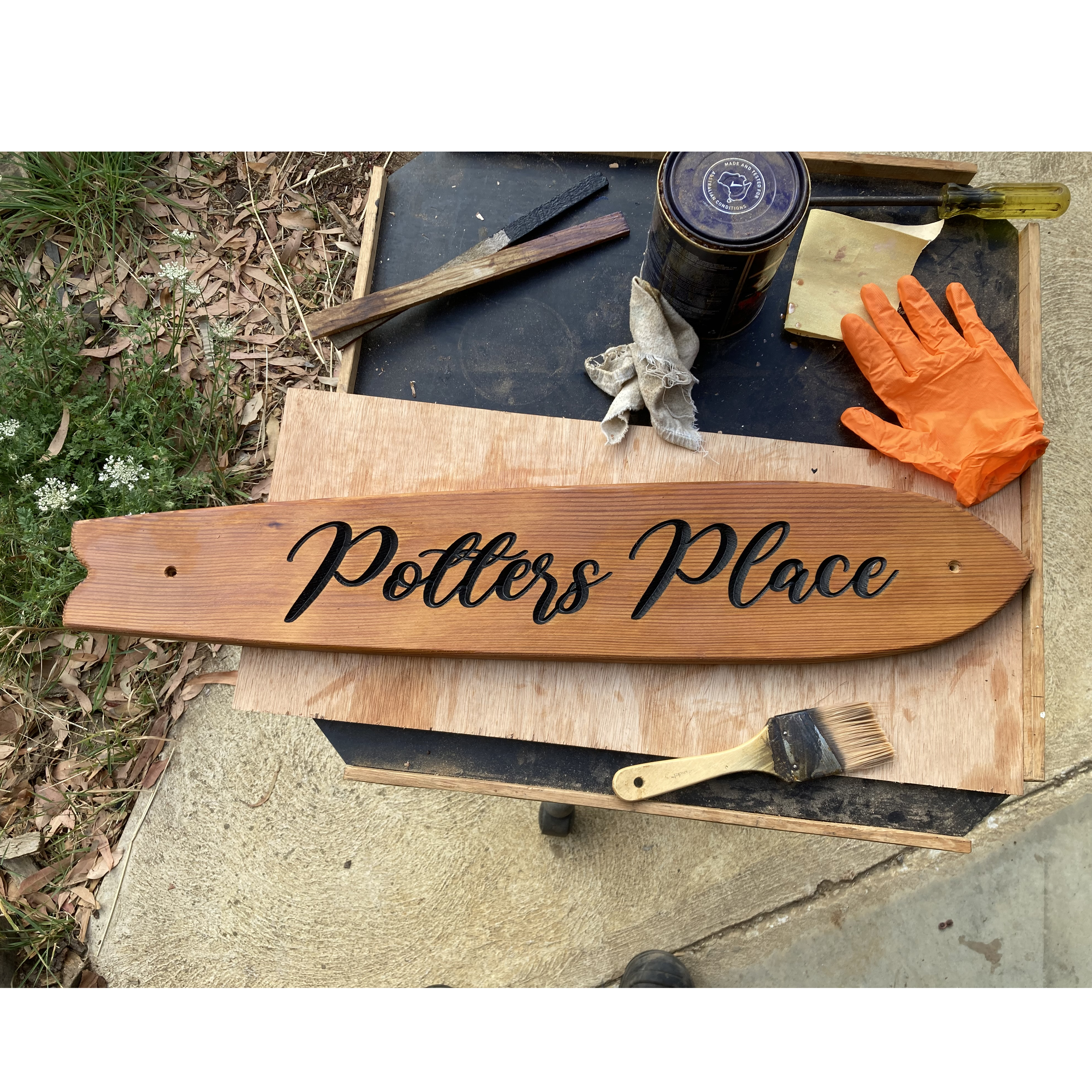 Surfboard Sign