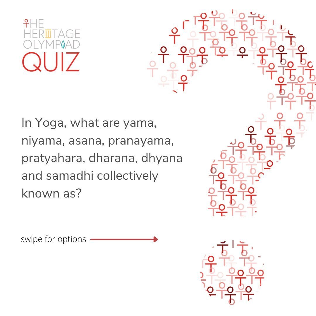 Happy International Yoga Day! 

Tell us your answer in the comments below! 

#heritageolympiad #cultre #heritage #indianheritage #culture #india #trivia #quiz #incredibleindia #indianart #traditions #culturalheritage #naturalheritage #intangibleherit