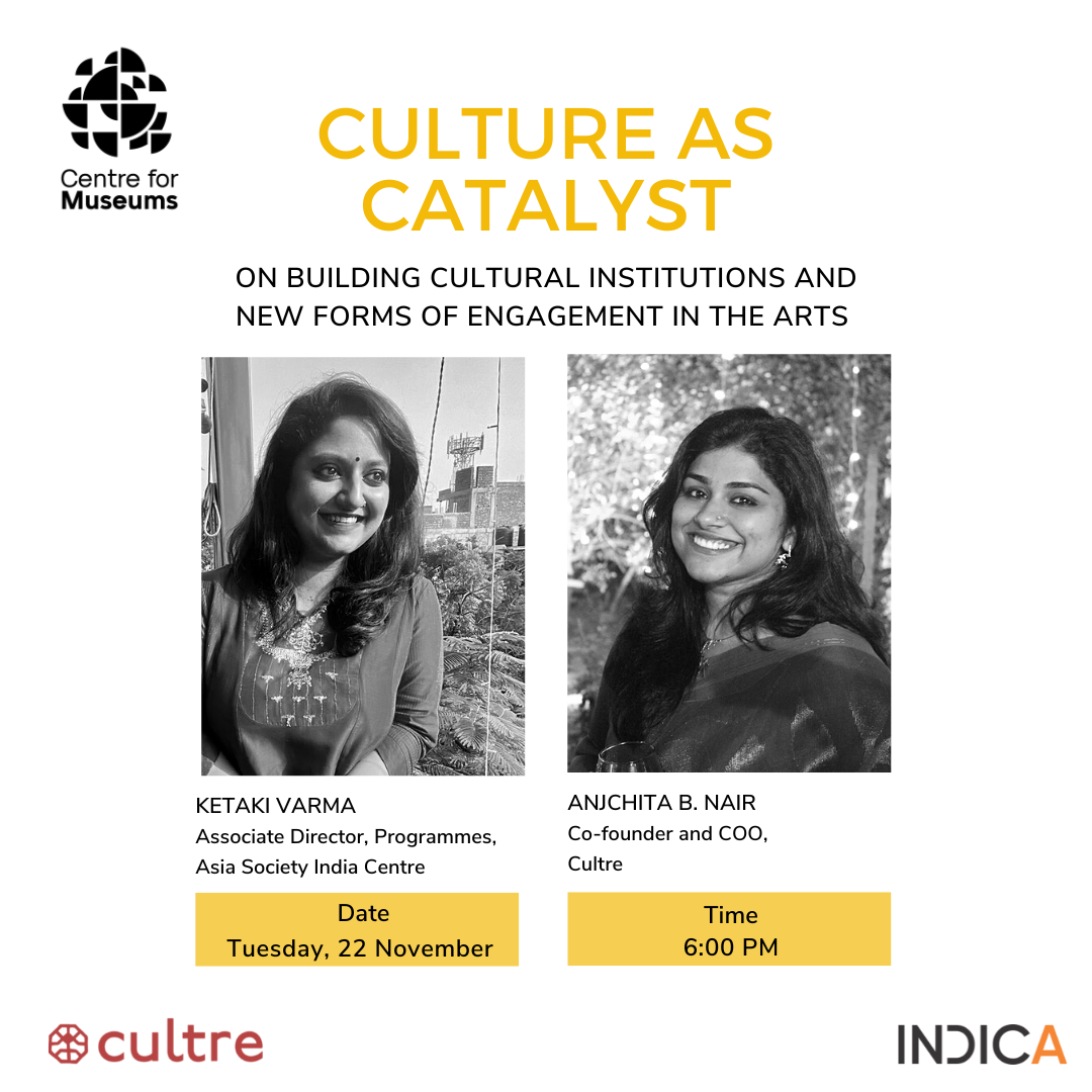 CULTURE AS CATALYST: ON BUILDING CULTURAL INSTITUTIONS AND NEW FORMS OF ENGAGEMENT IN THE ARTS