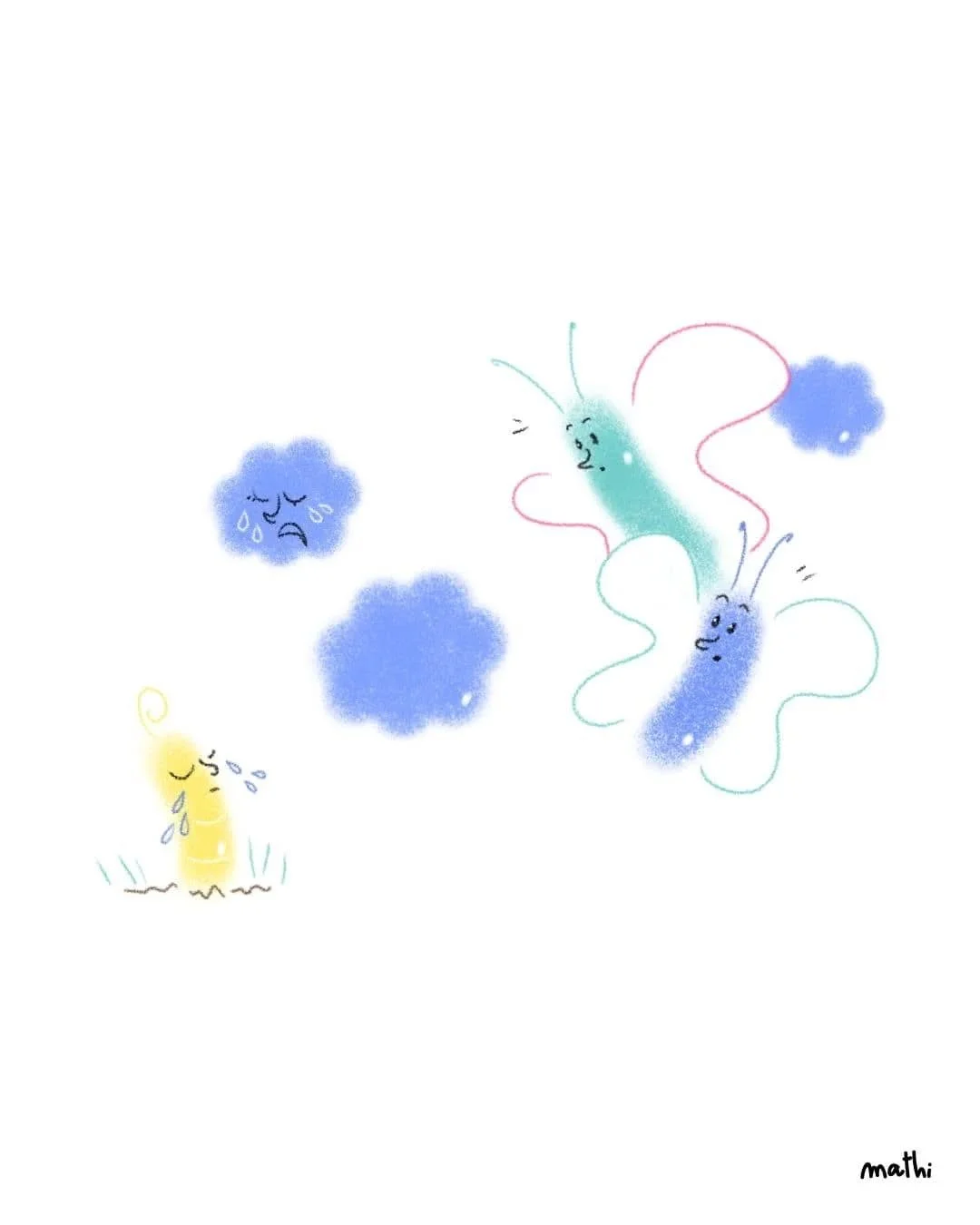 🦋🐛☁️ with a little help from my friends