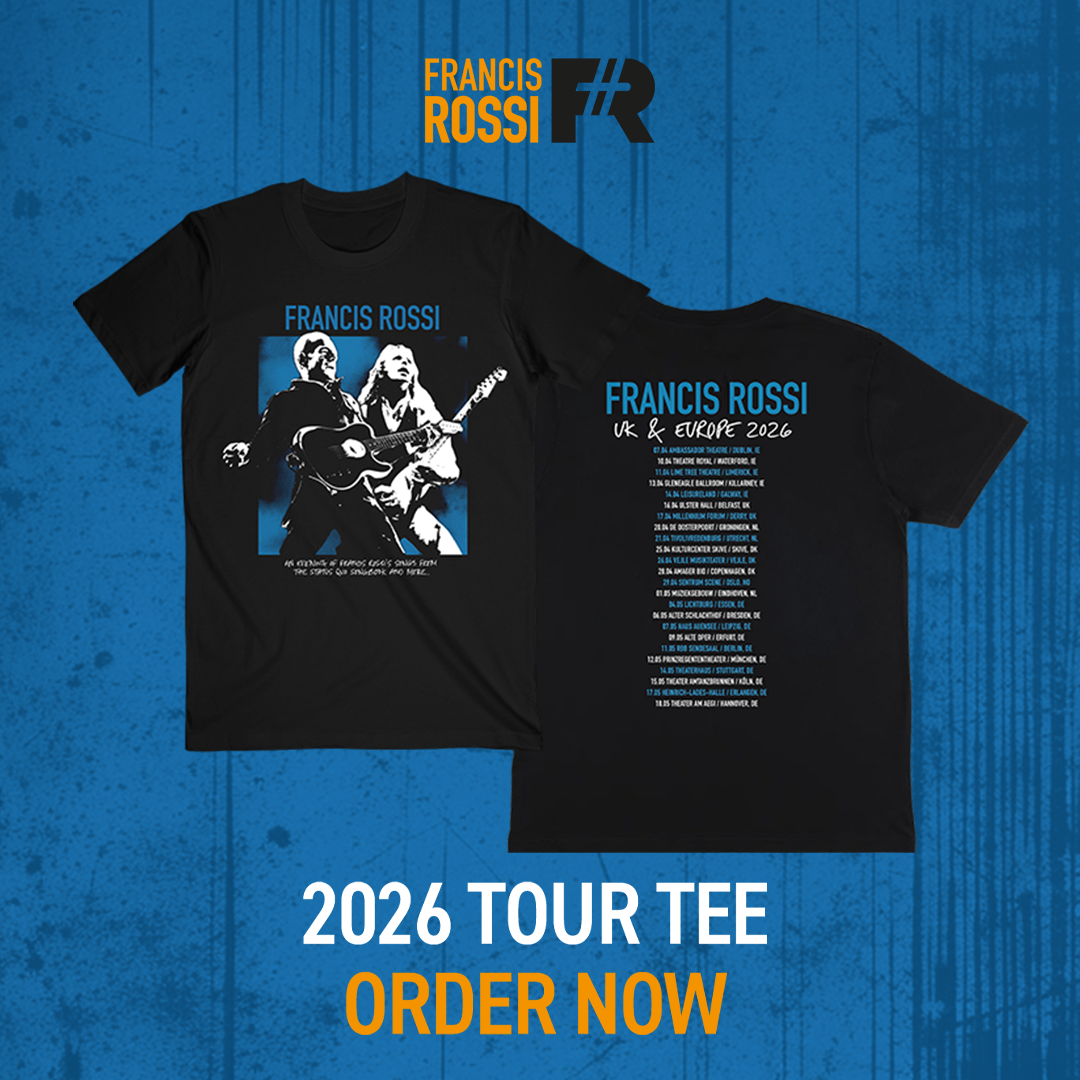 Francis Rossi 2026 Tour tee