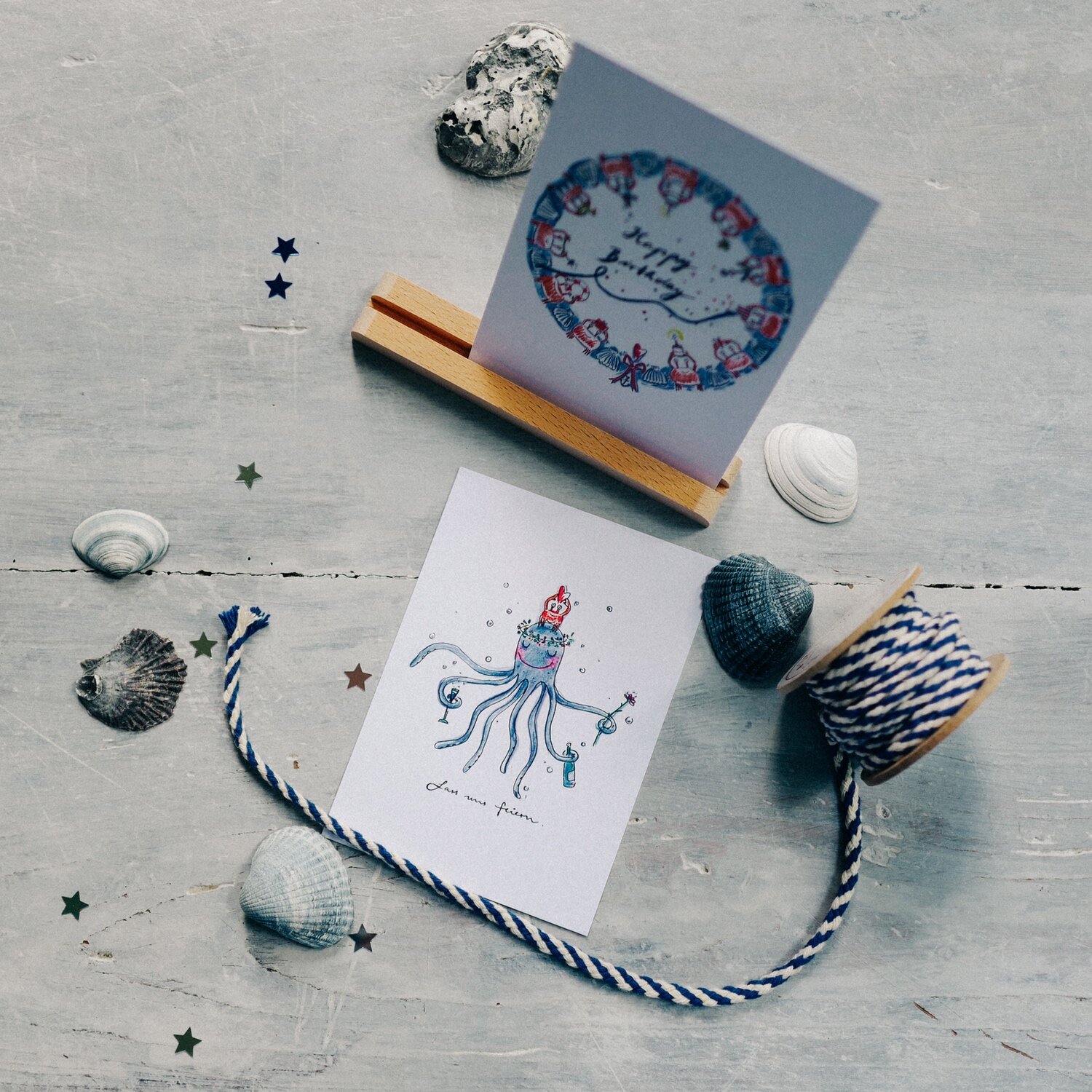 Postkartentischständer