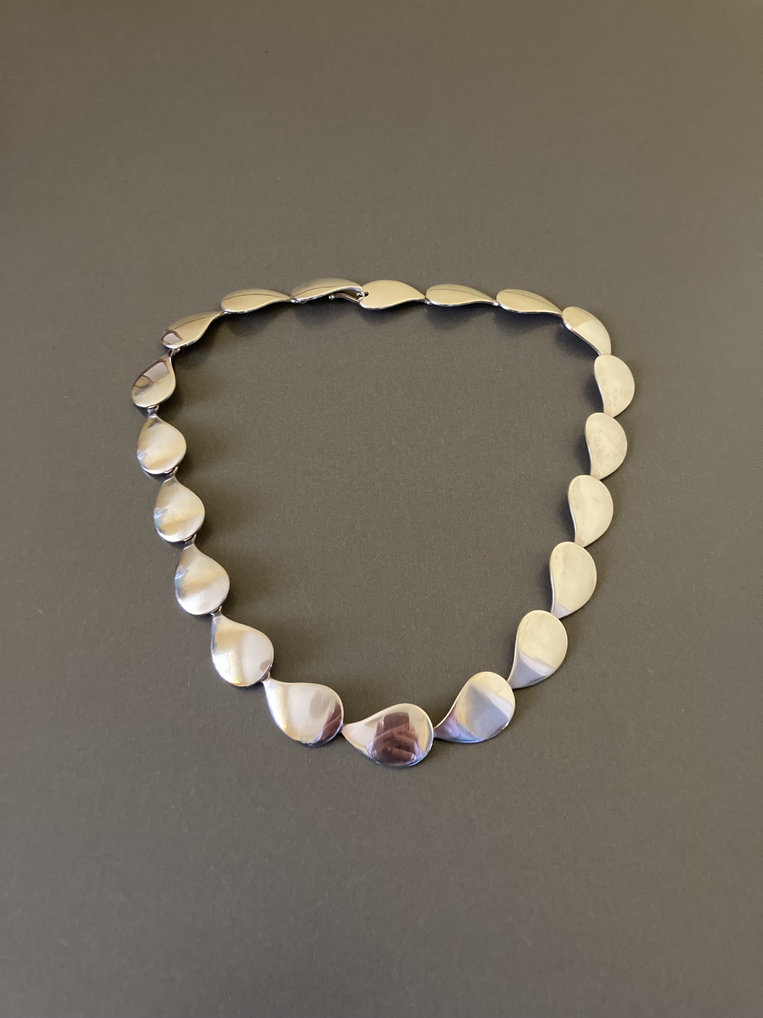 Danish Silver Necklace. By Randers Silver.