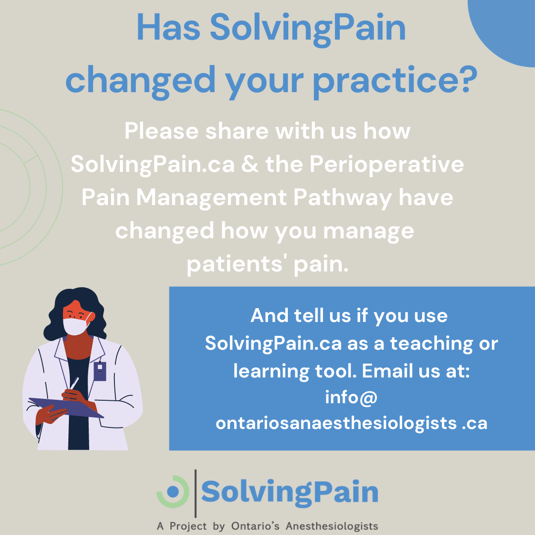 Email us if SolvingPain.ca has changed your practice, how you educate or how you learn.