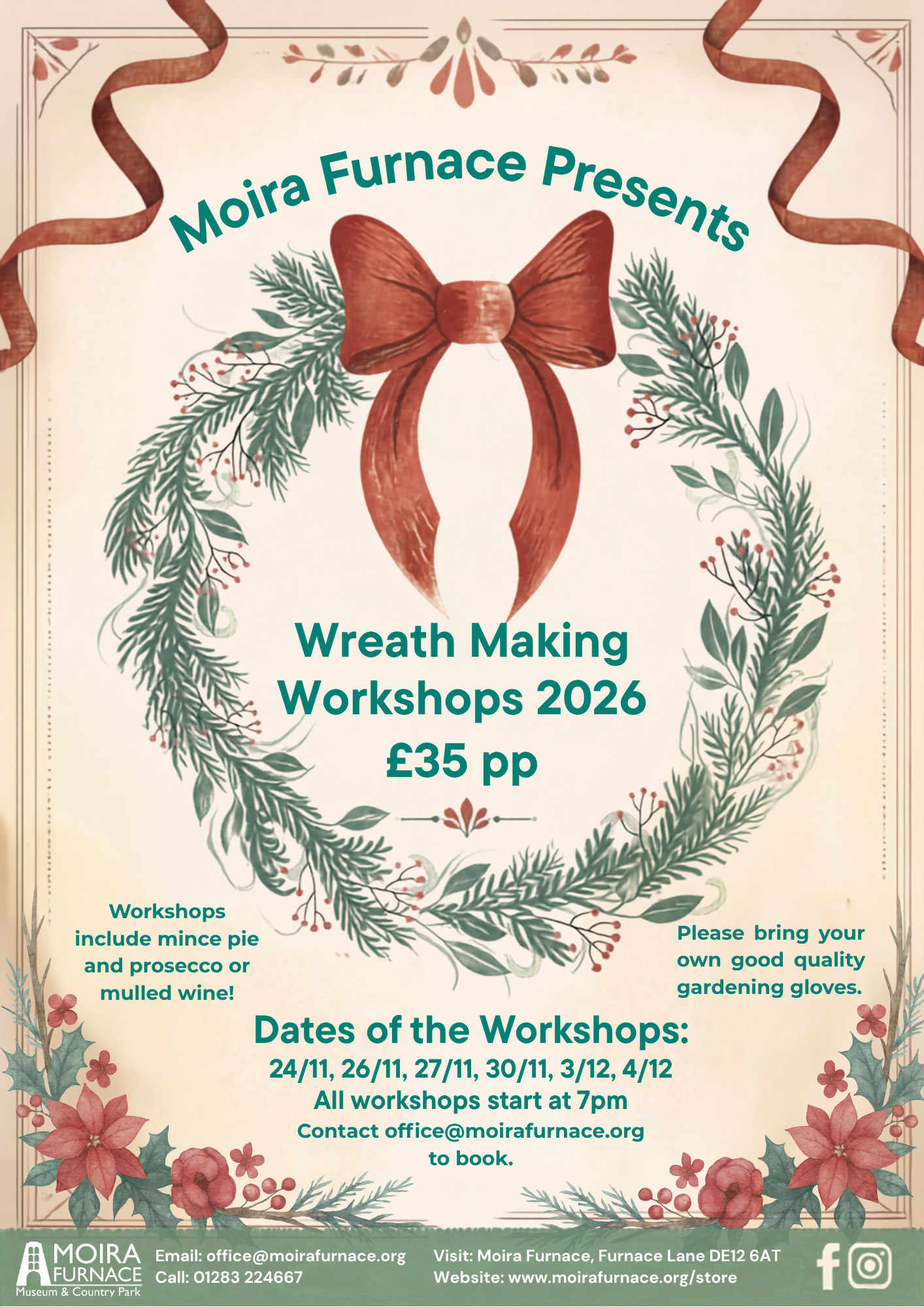 Image for Wreath Making Workshop at Moira Furnace