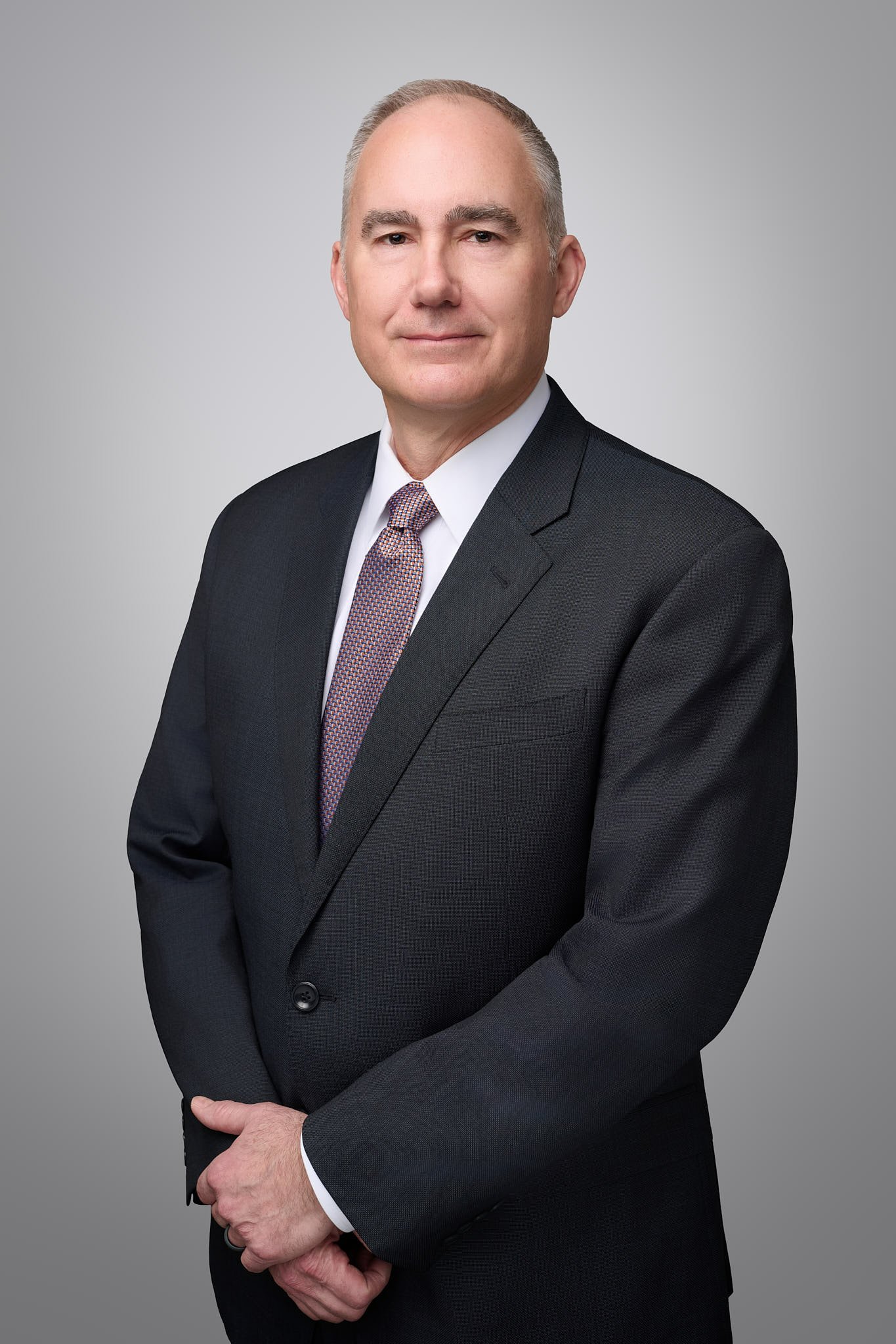 Executive portrait of a corporate private equity partner showing modern studio lighting by N Lalor Photography in Westport Connecticut.