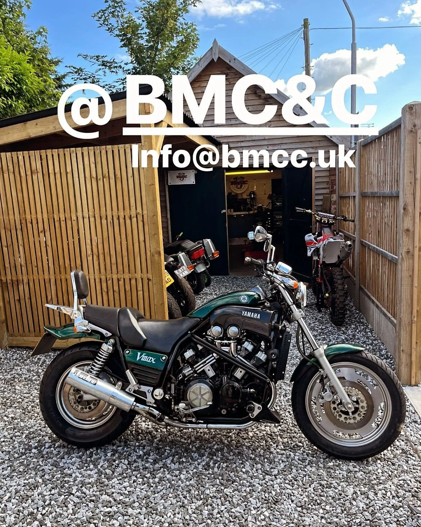 Classic Yamaha V-max in for wide tyre conversion and matching front.
Visit us for:
Motorcycle tyres
Servicing and repairs
Customisation and tuning

#bmccreading
@bmcc_reading 
#motorcycletyresreading #motorcyclerepairsreading