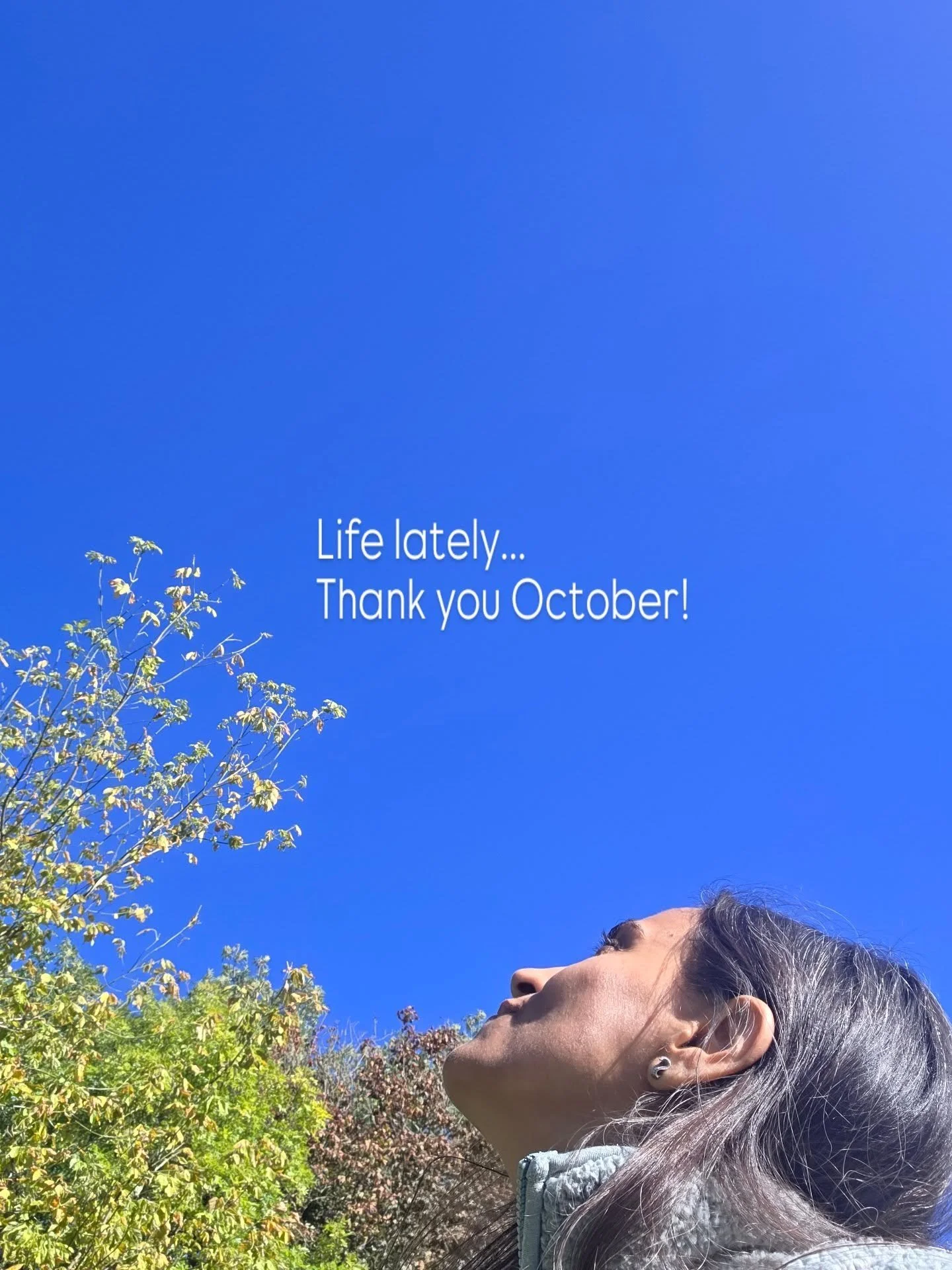 Presence has been the key this October.
Within each facet of life. Past Present Potential futures revealed. Grief , joy, love. Small ego BS! Goodbye👊
Tears, laughs. A reminder of how i have thrived. Hold joy and wholeness no matter what.
A deep re