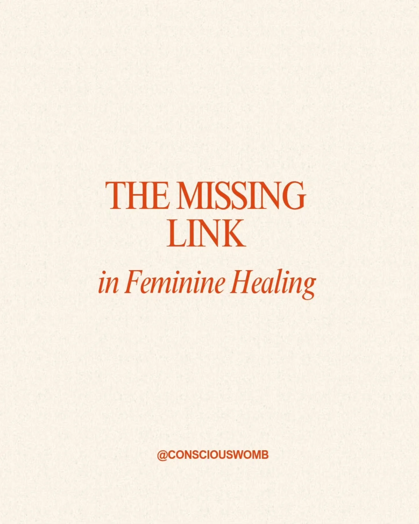 The Missing Link in Feminine Healing
Healing isn&rsquo;t about more awareness.

It&rsquo;s about where awareness lives.
If energy doesn&rsquo;t land in the body, it creates pressure.
If consciousness isn&rsquo;t integrated, it creates fragmentation.
