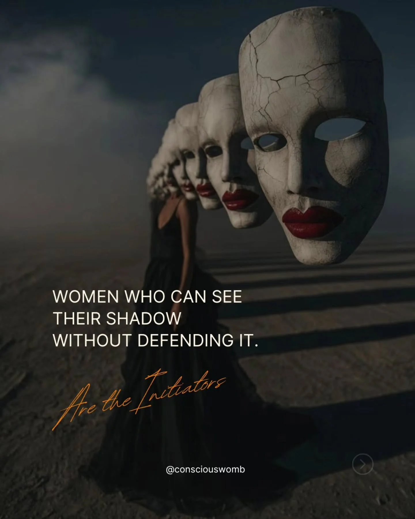 Your shadow is not your enemy. Its your mirror.
Your nervous system holds light &amp; shadow 

The art of the feminine is to know these qualities and use them. Its called paradox. 

When a practitioner stabilises her field, sessions change without ef